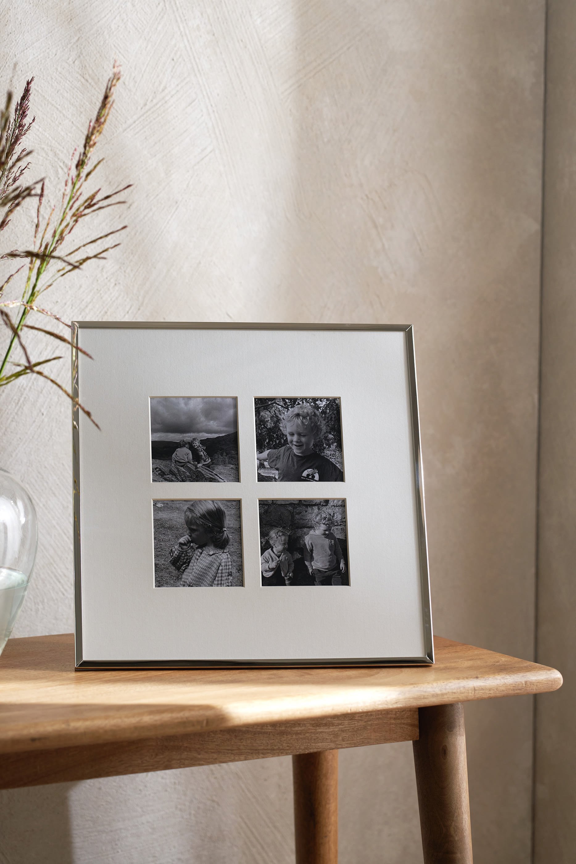 Fine Silver Multi Aperture Photo Frame