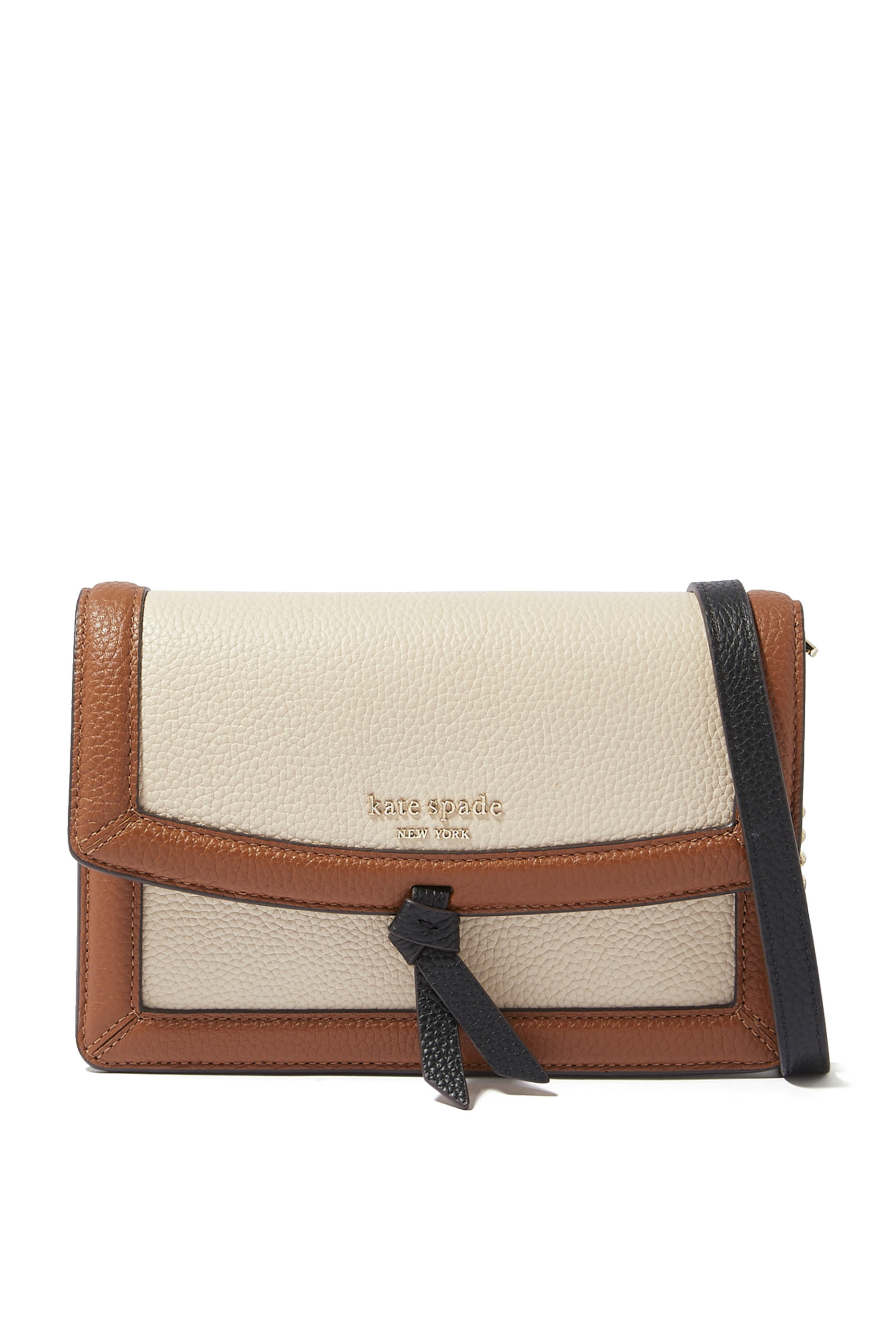 Knott Color-Blocked Flap Crossbody