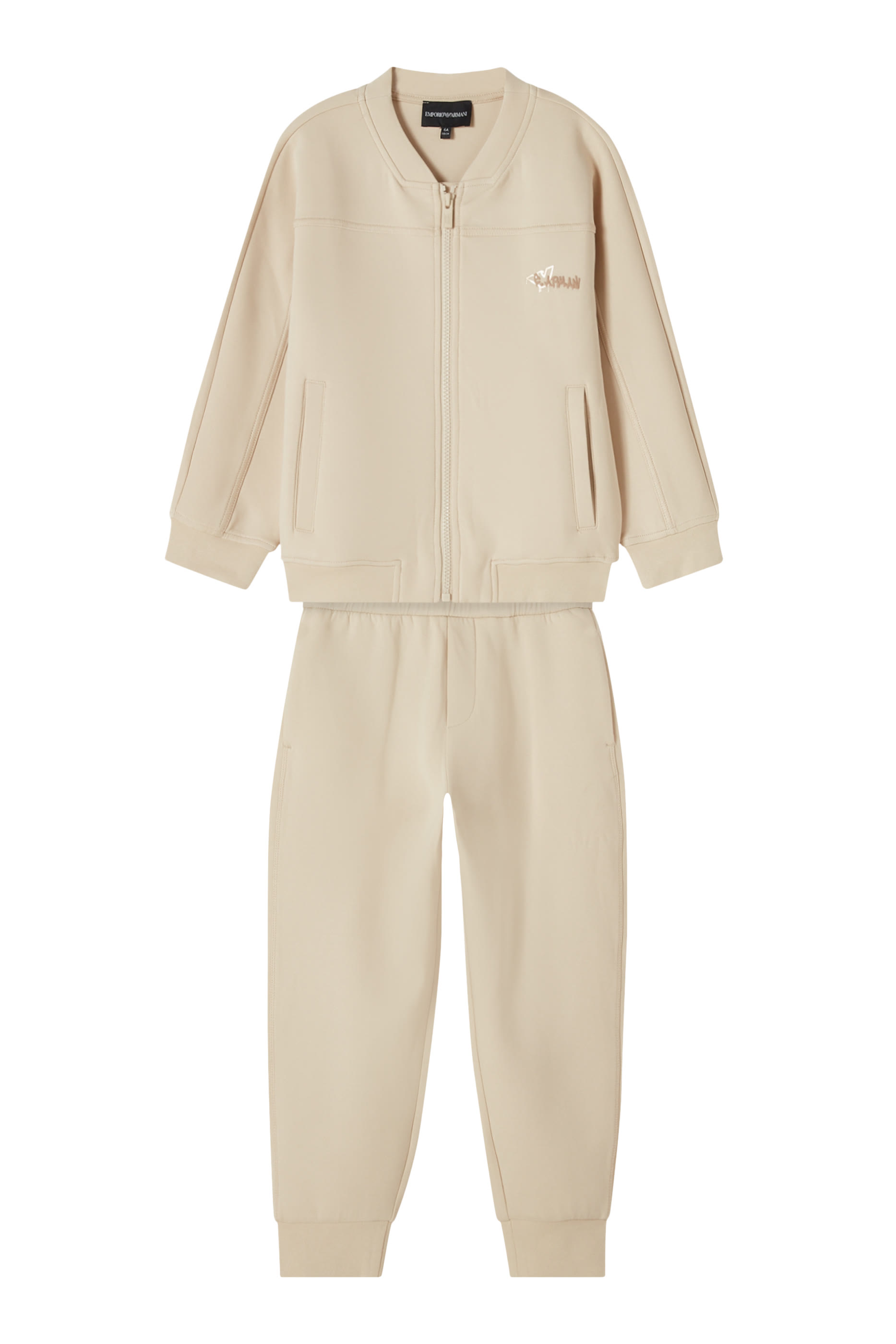 Kids Logo Zip-Up Tracksuit Set