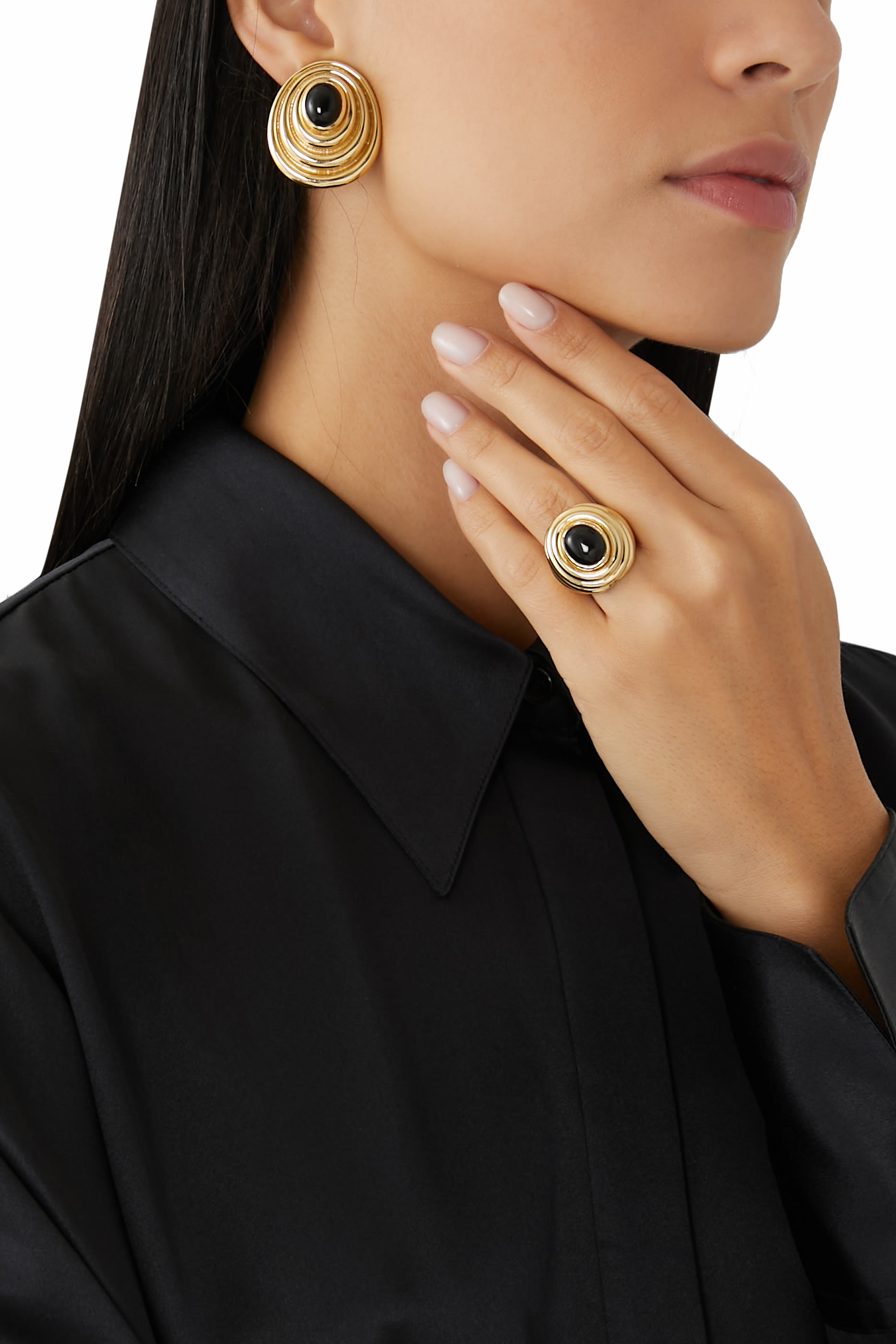 Presence Ring, 24k Gold-Plated Brass