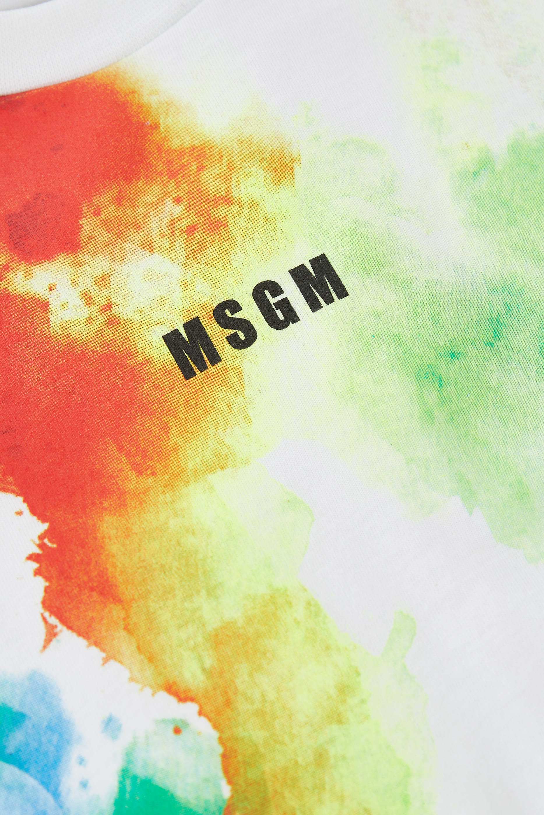 Kids Paint Logo Print T-Shirt