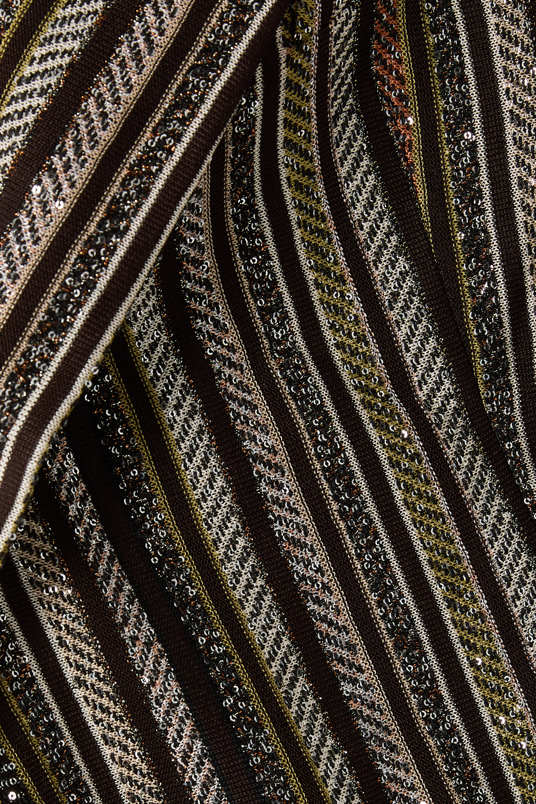  Single-Breasted Blazer with Herringbone Stripe Knit