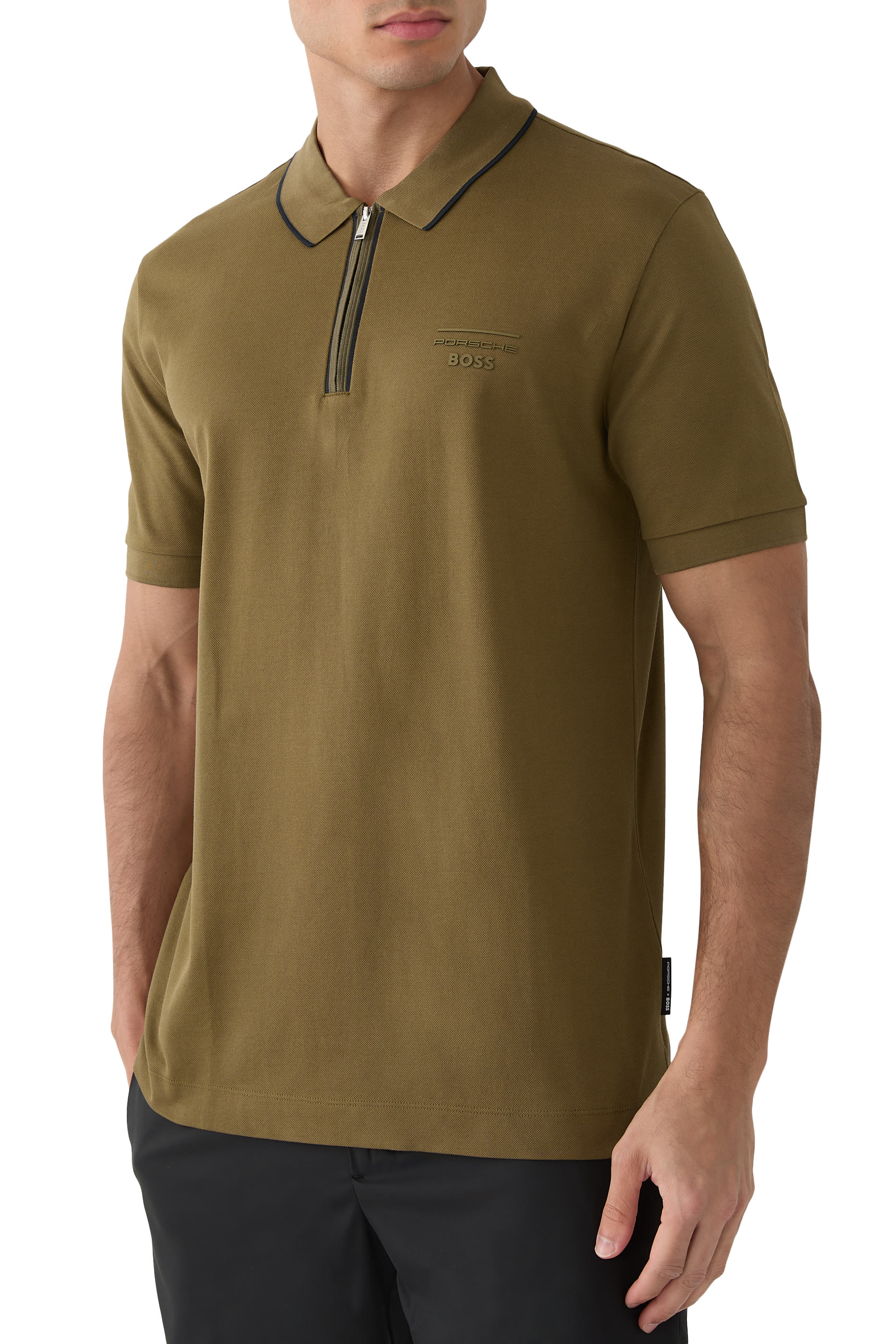 x Porsche Stretch-Cotton Polo Shirt