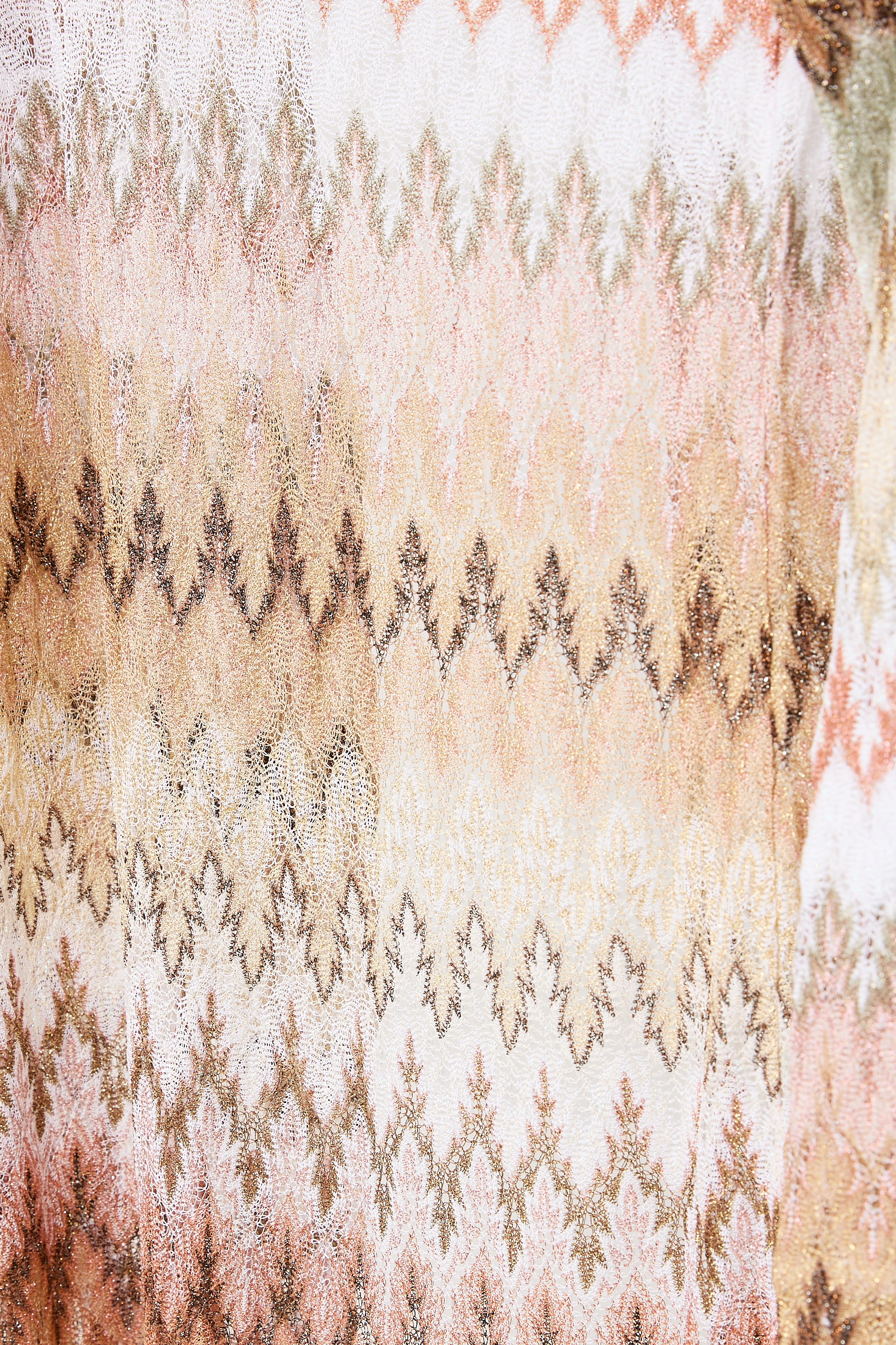 Long Zig Zag Lace Cardigan