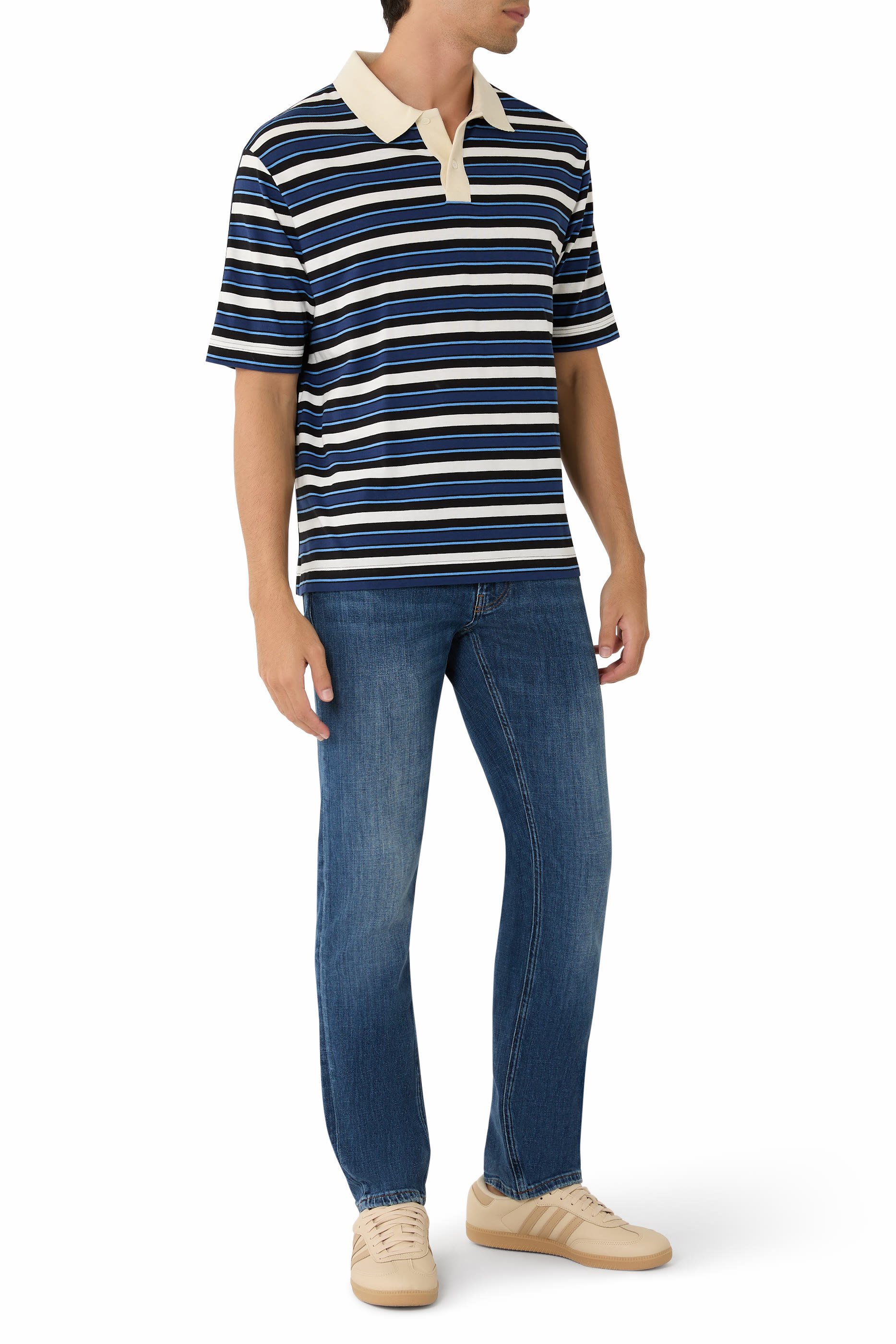 Modern Straight Denim Pants