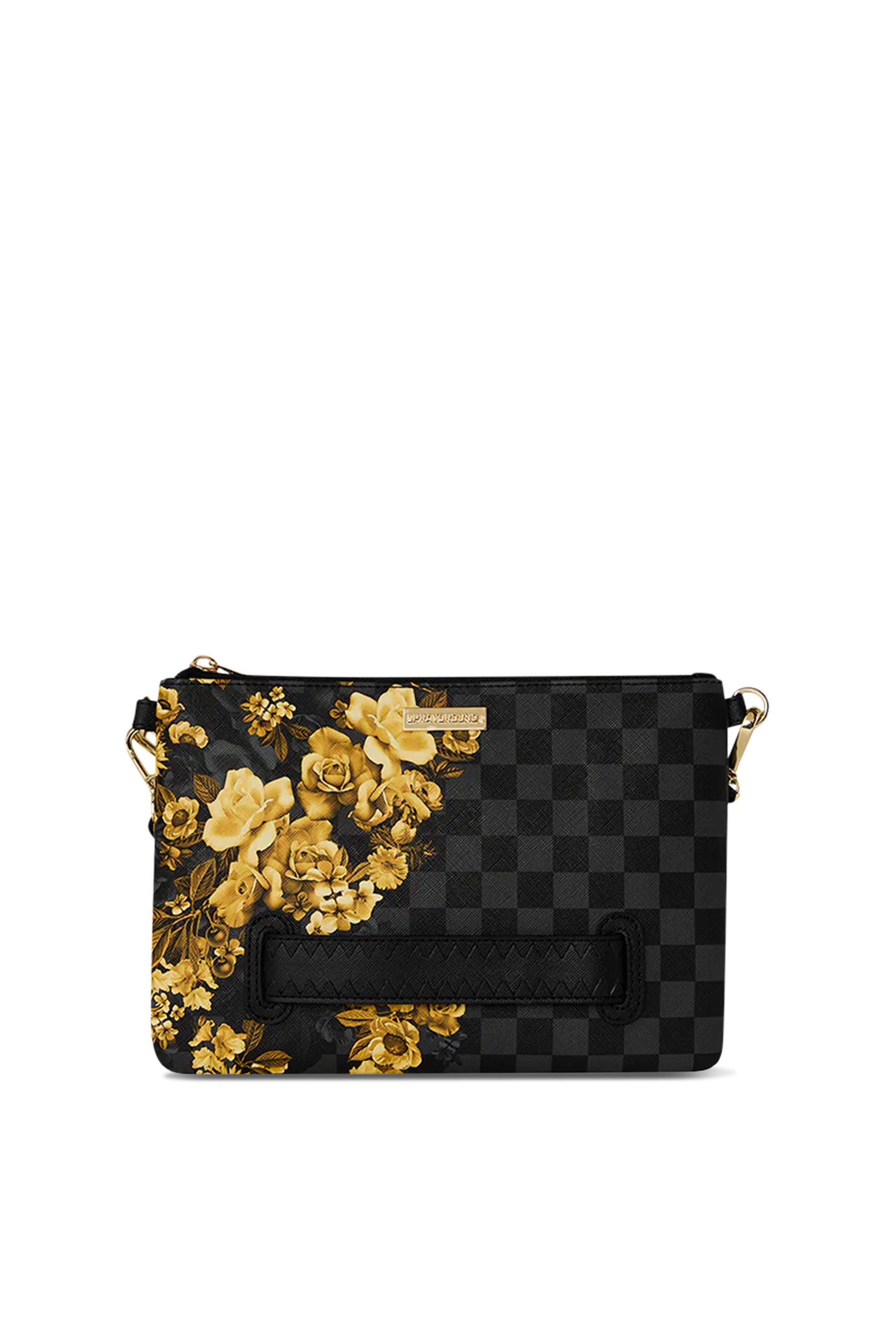 Kids Gold Floral Remix Crossover Clutch