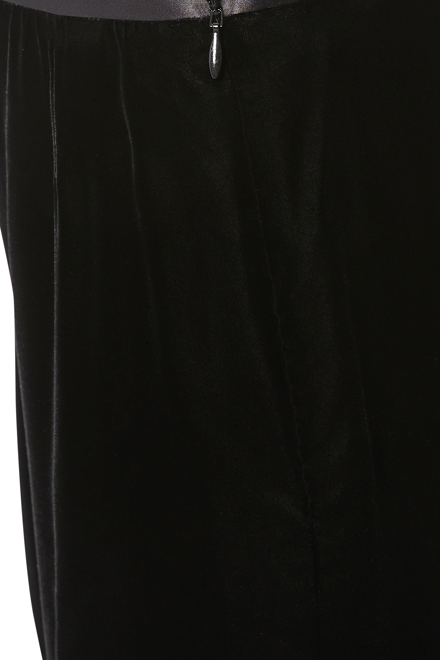 Velvet Wide-Leg Pants