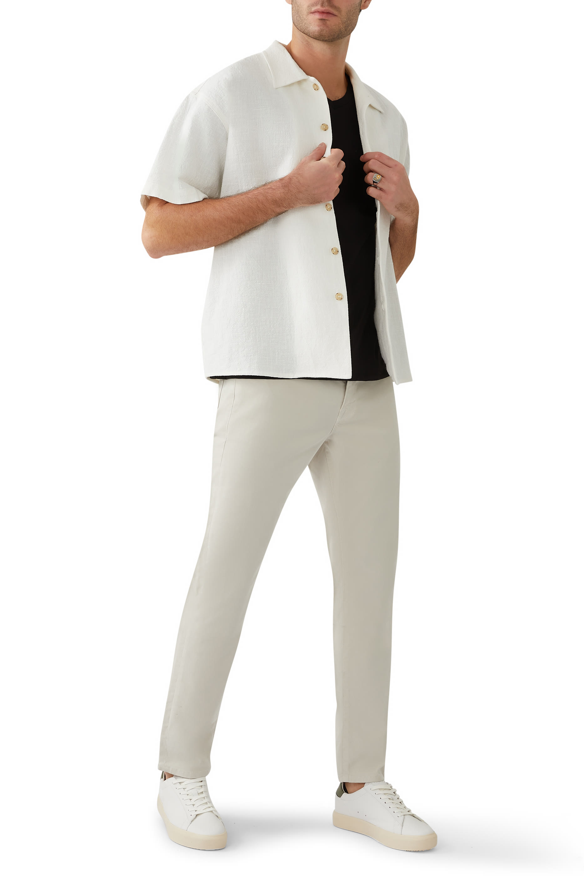 Pima Cotton V-Neck T-Shirt