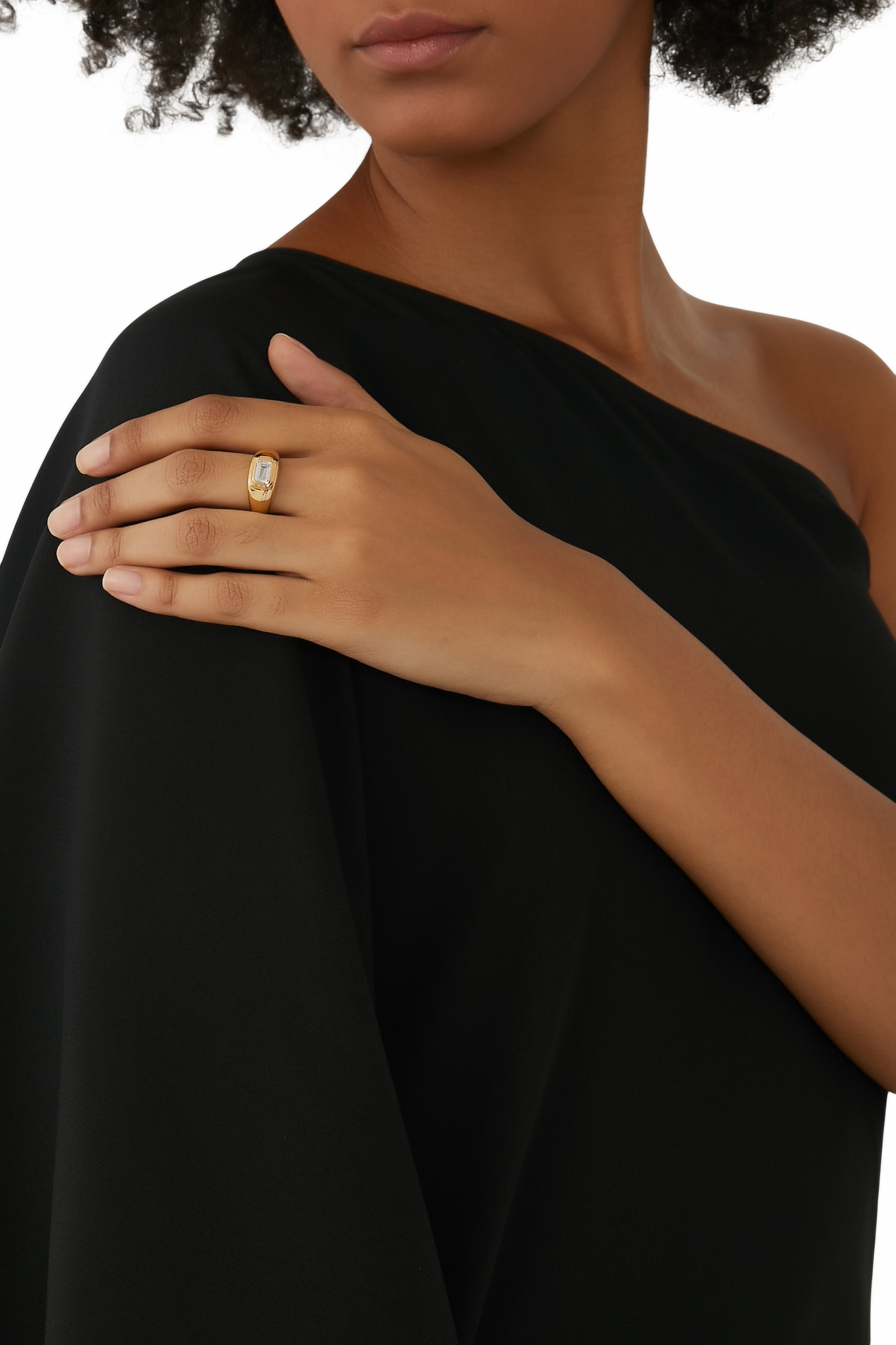 Dome Statement Ring, 18k Gold-Plated Sterling Silver