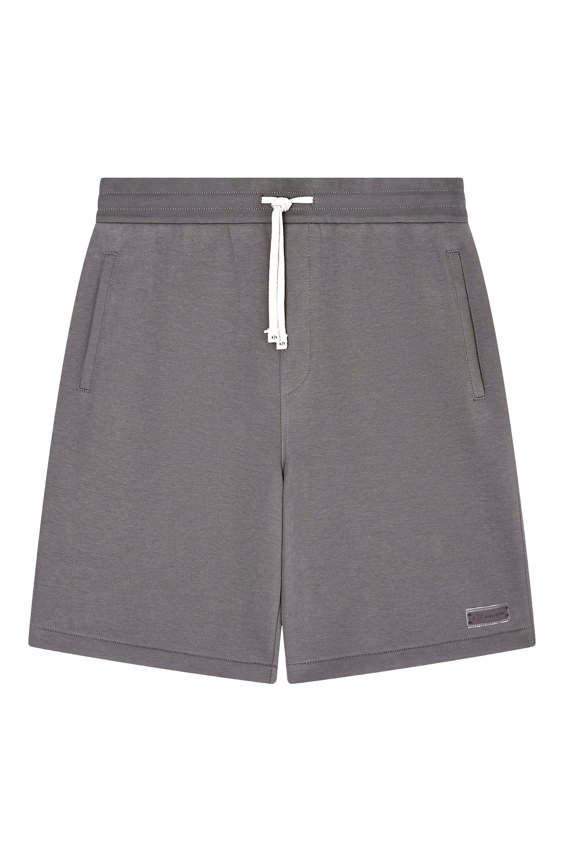 Cotton Blend Pique Shorts