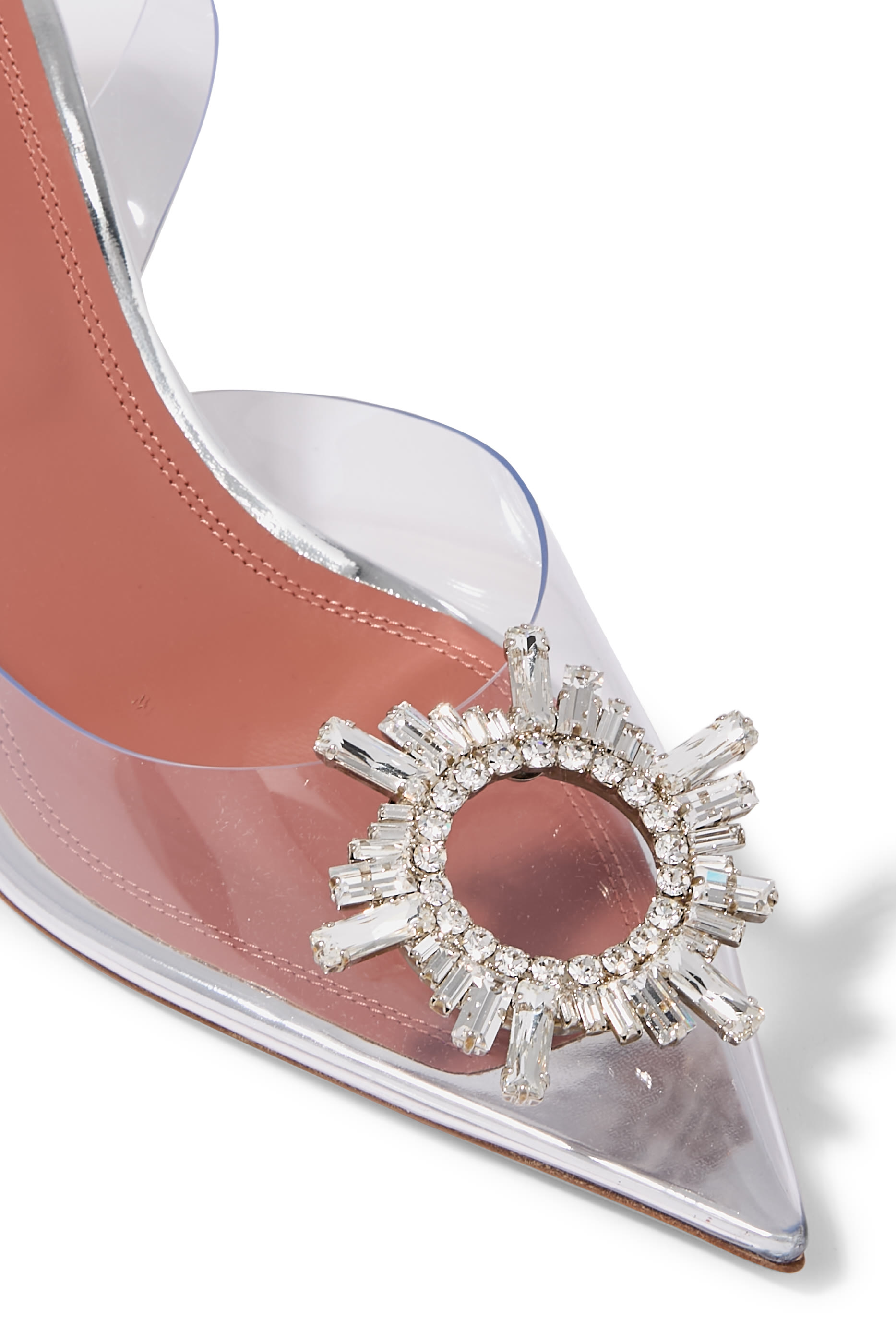 Begum 70 Glass Slingback Pumps