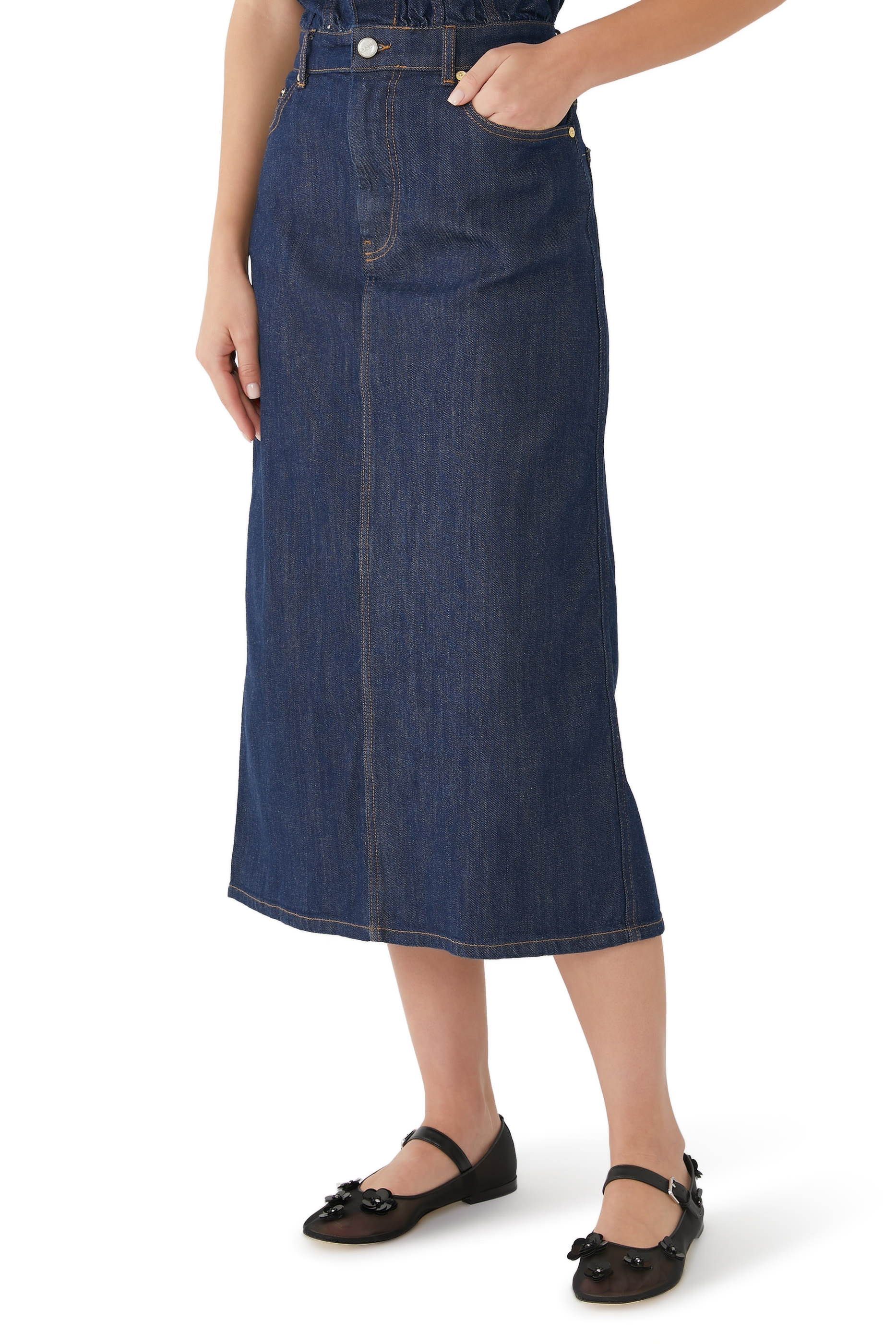 Flowers Mesh Embellished Ballerinas