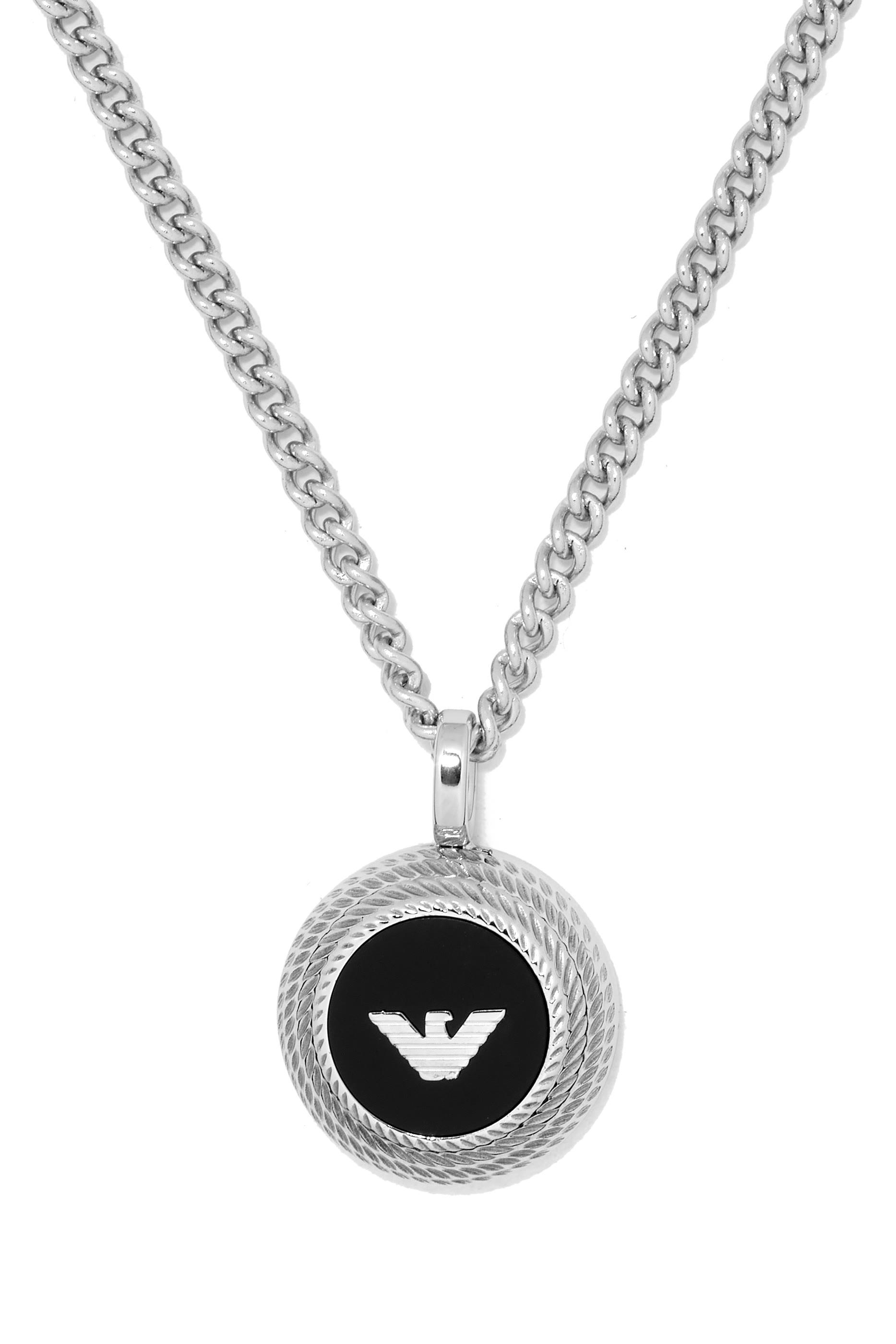 Essential Logo Necklace, Stainless Steel
