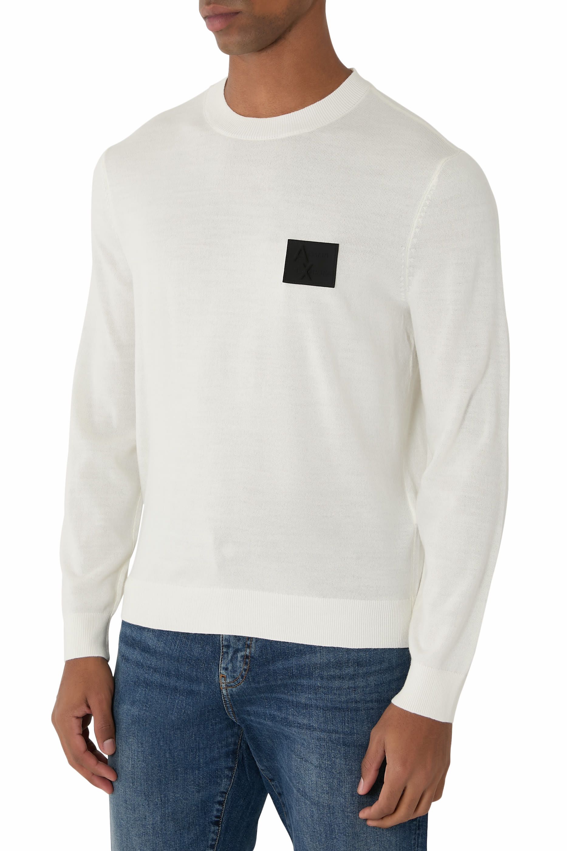 Logo Wool Blend Sweater