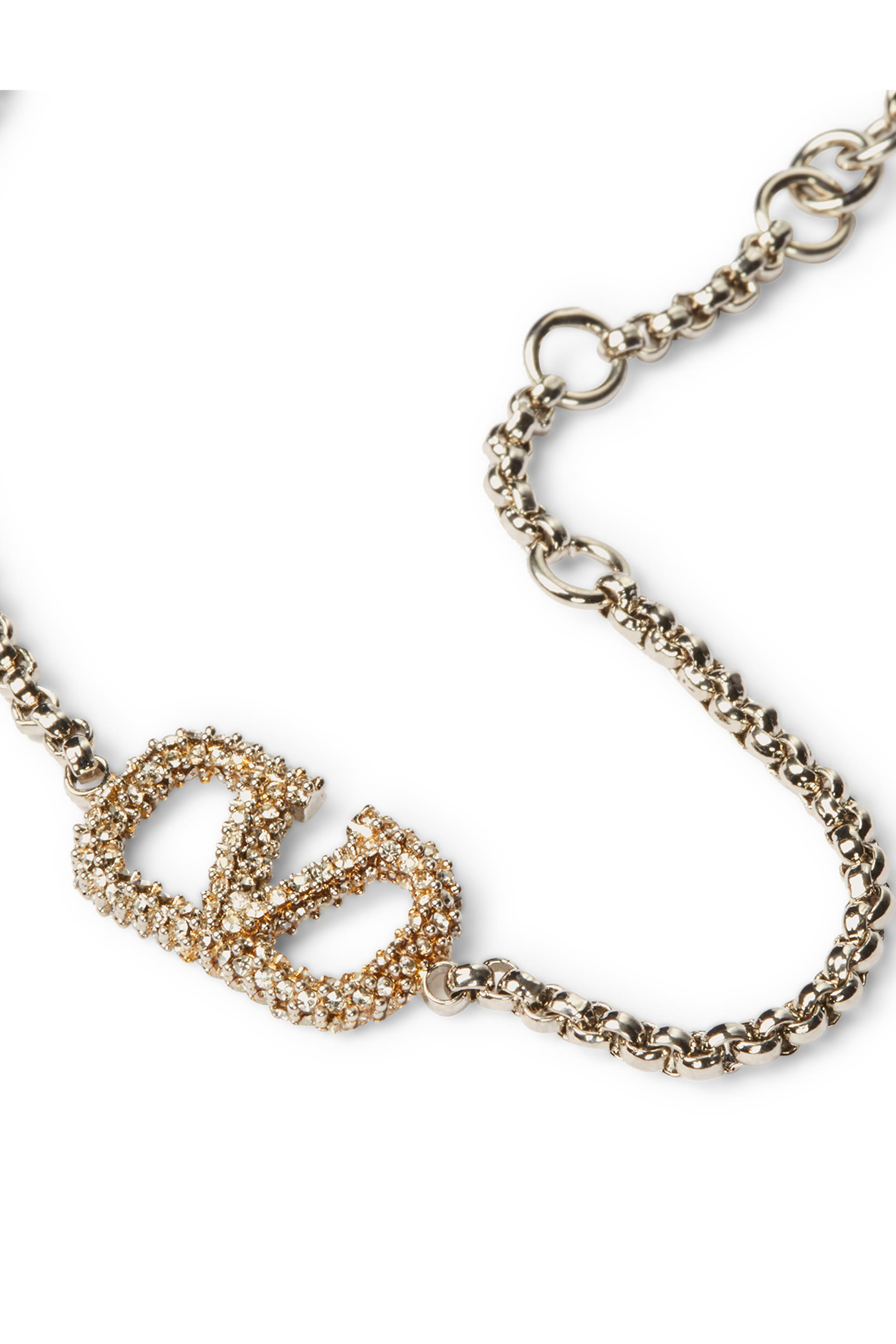  VLogo Signature Strass Bracelet, Metal & Swarovski&reg; Crystals