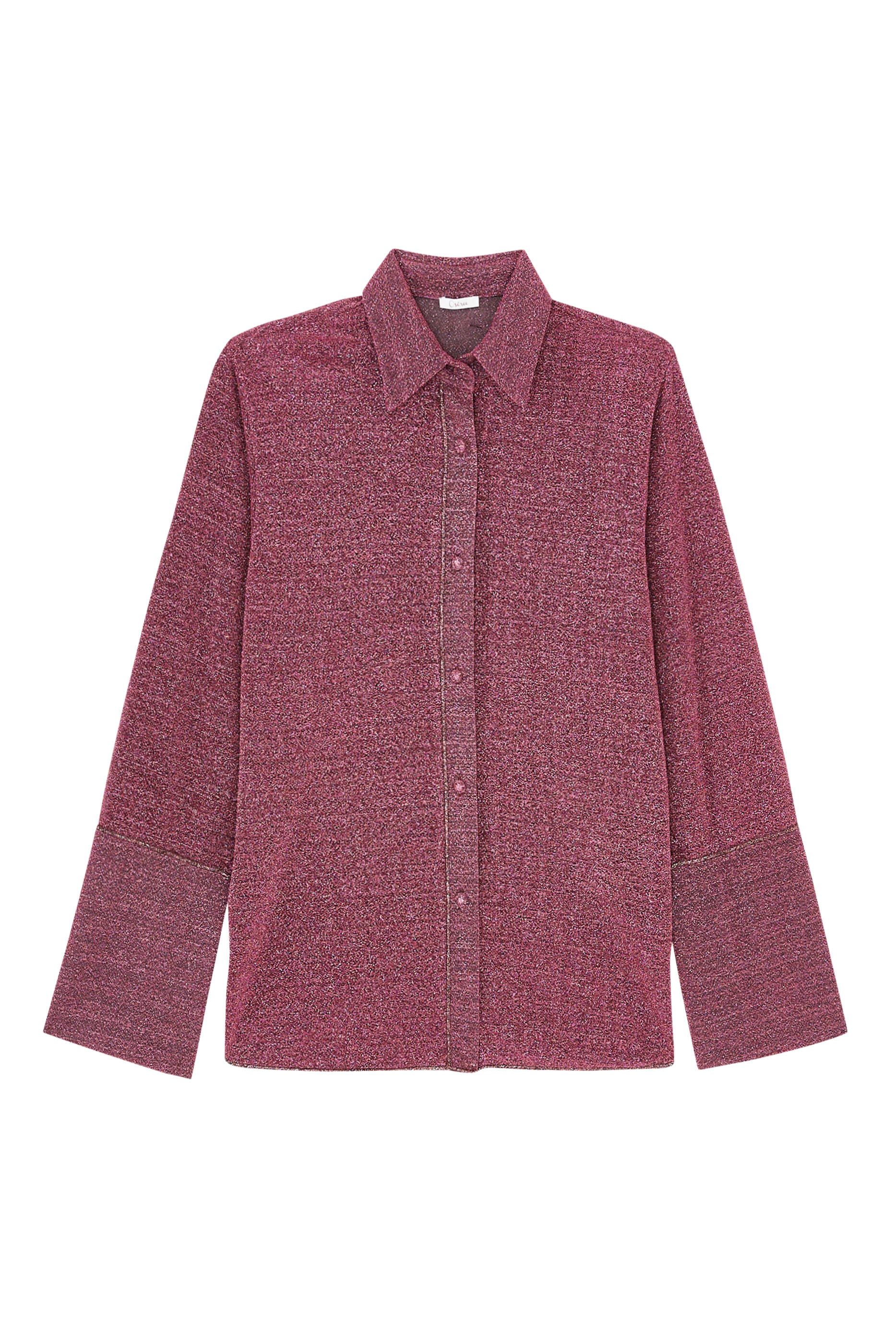 Lumiere Long Sleeves Lurex Shirt