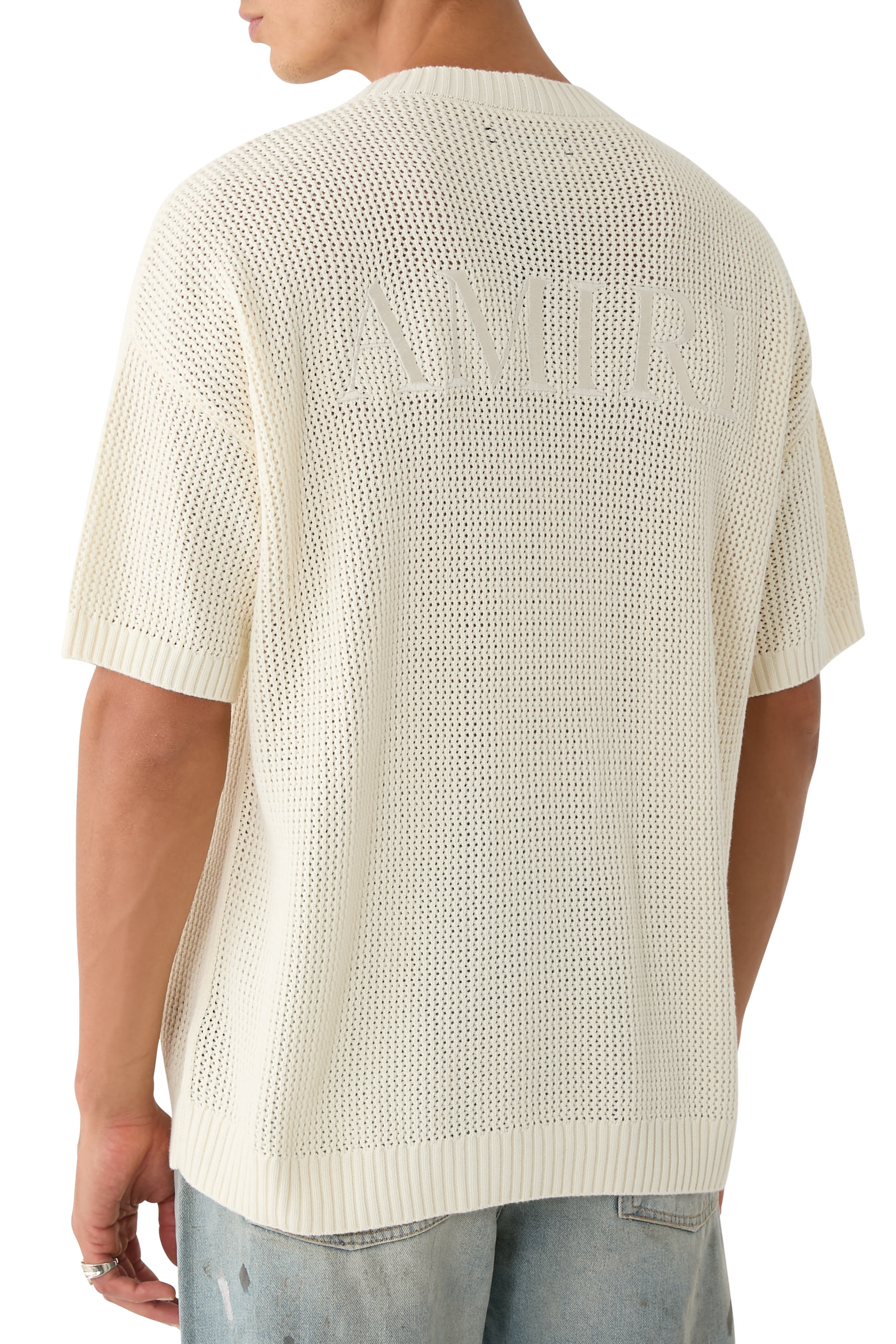 Crochet Mesh T-Shirt