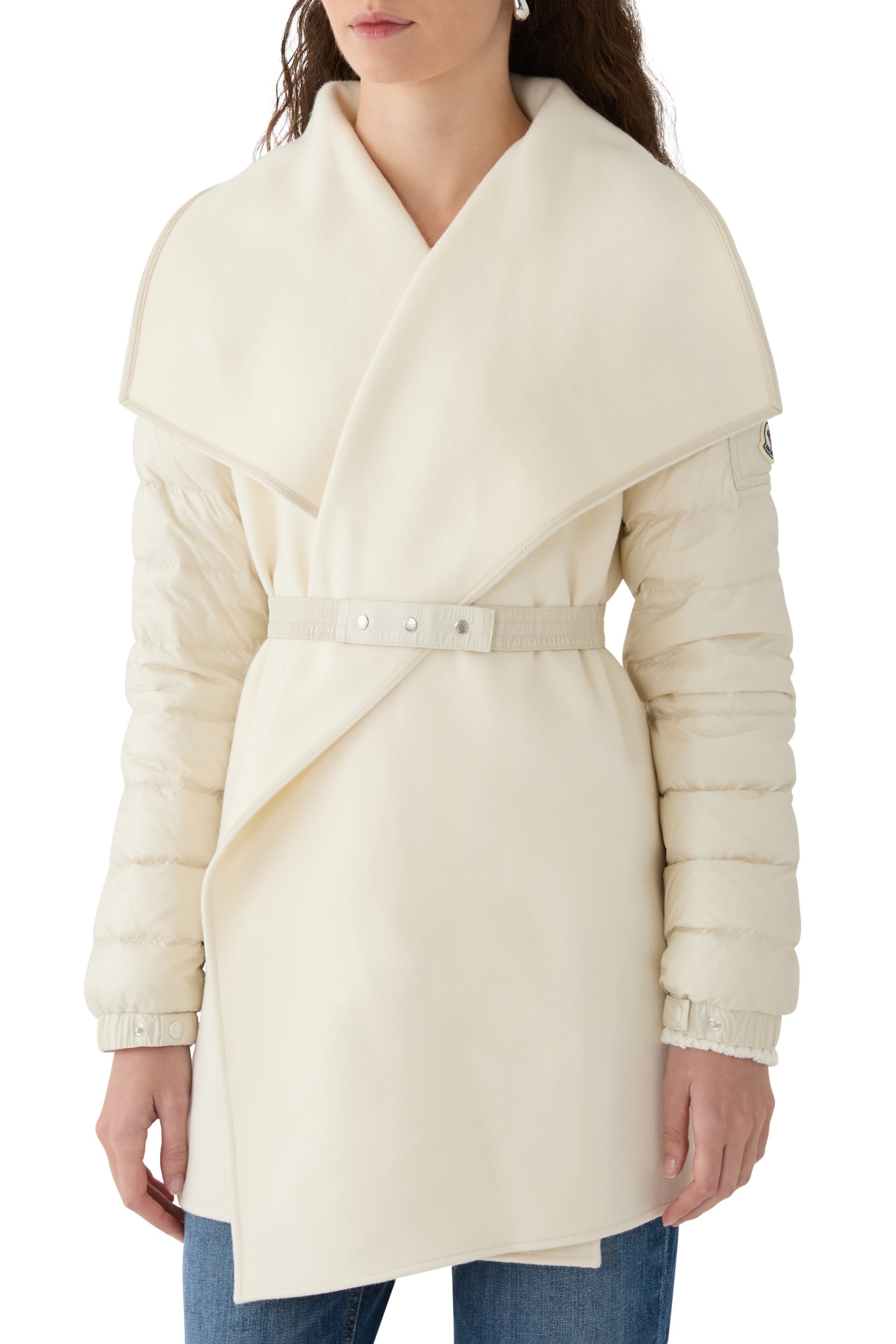 Padded Wool Felt Cape 