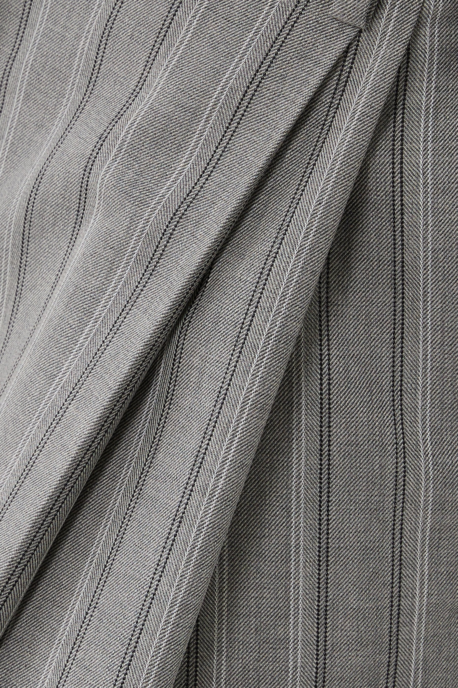 Striped Lightweight Straight Trousers