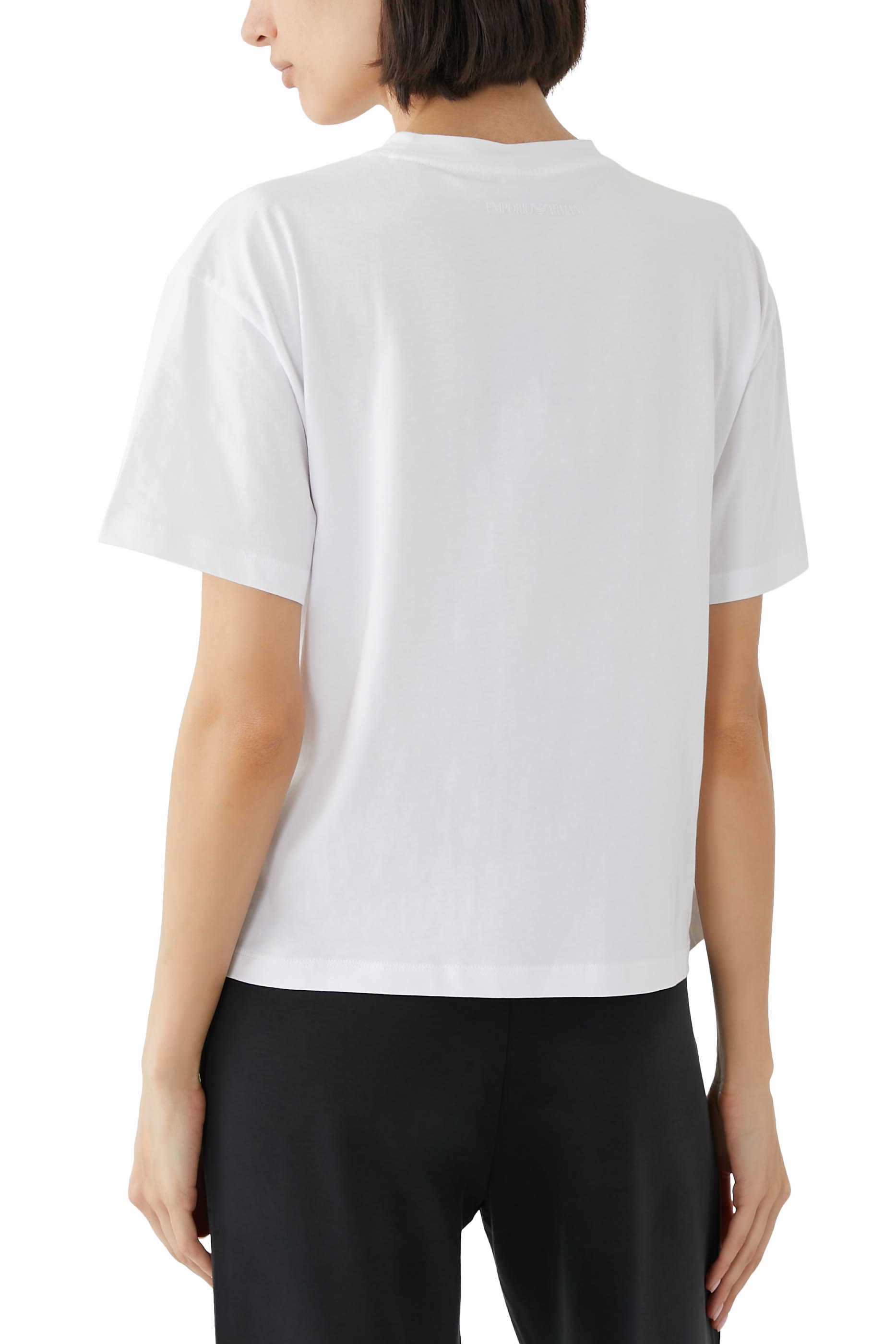 EA Lurex Logo T-Shirt