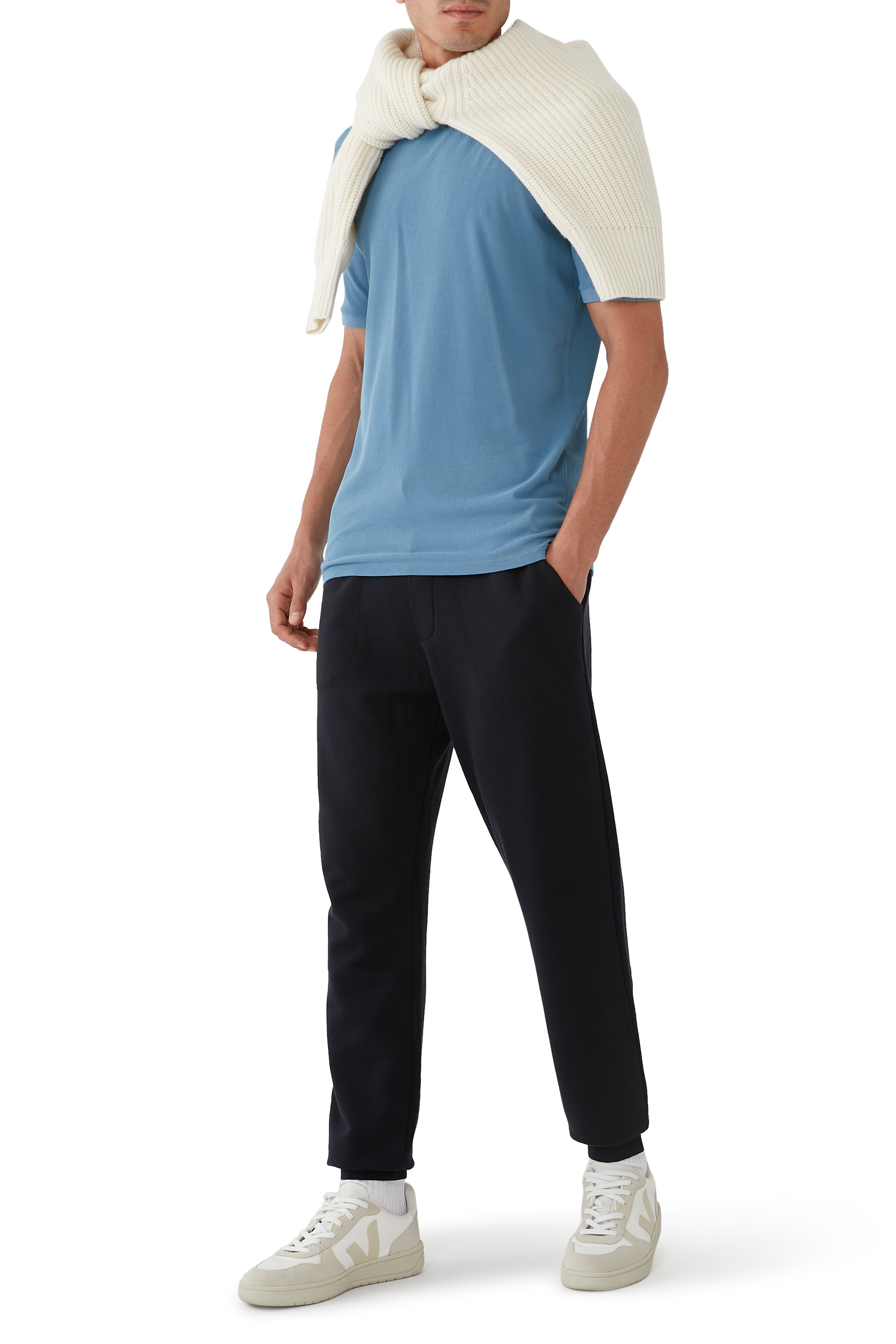 Lightweight Micro-Cotton T-Shirt