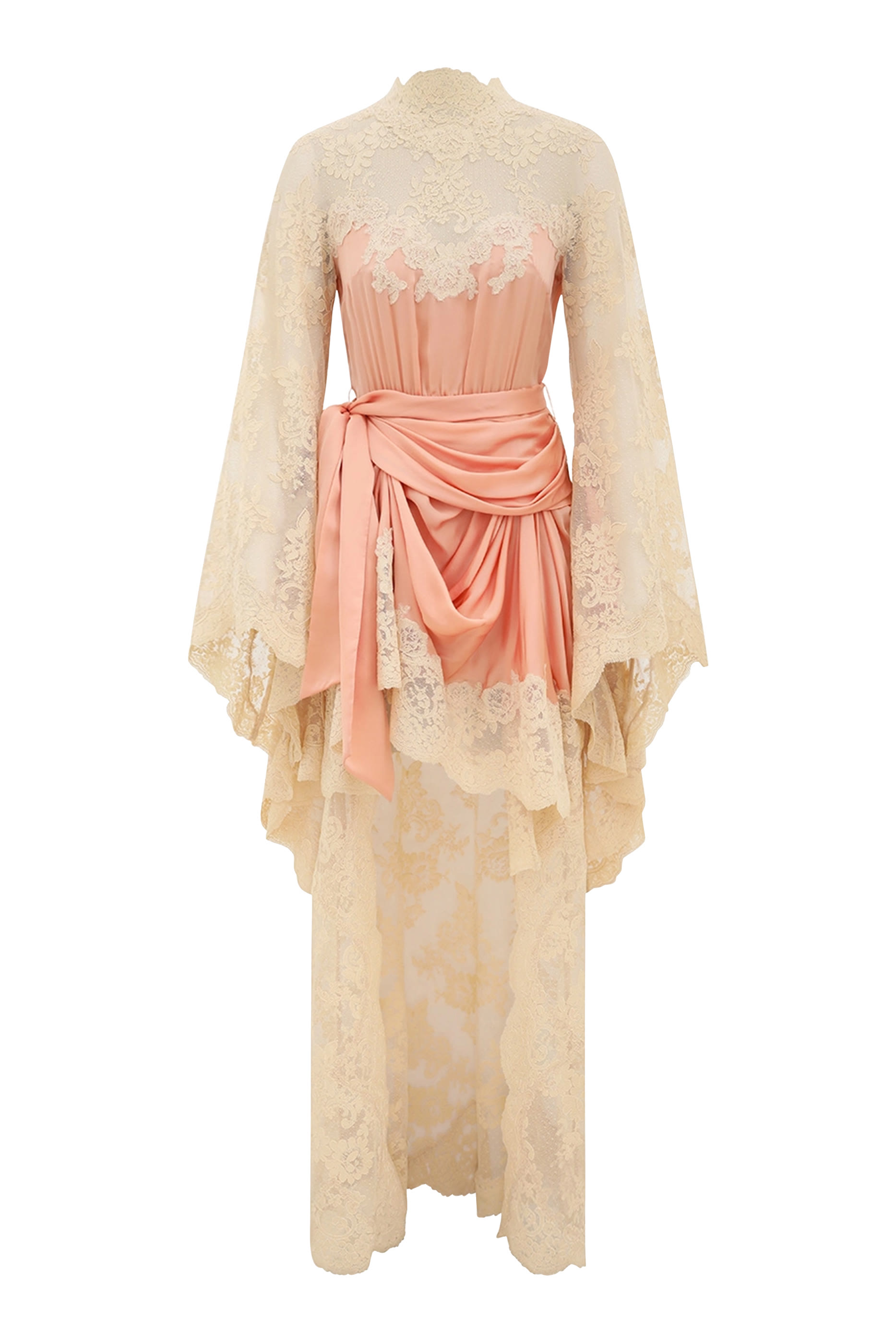 Hypnotic Satin Drape Dress