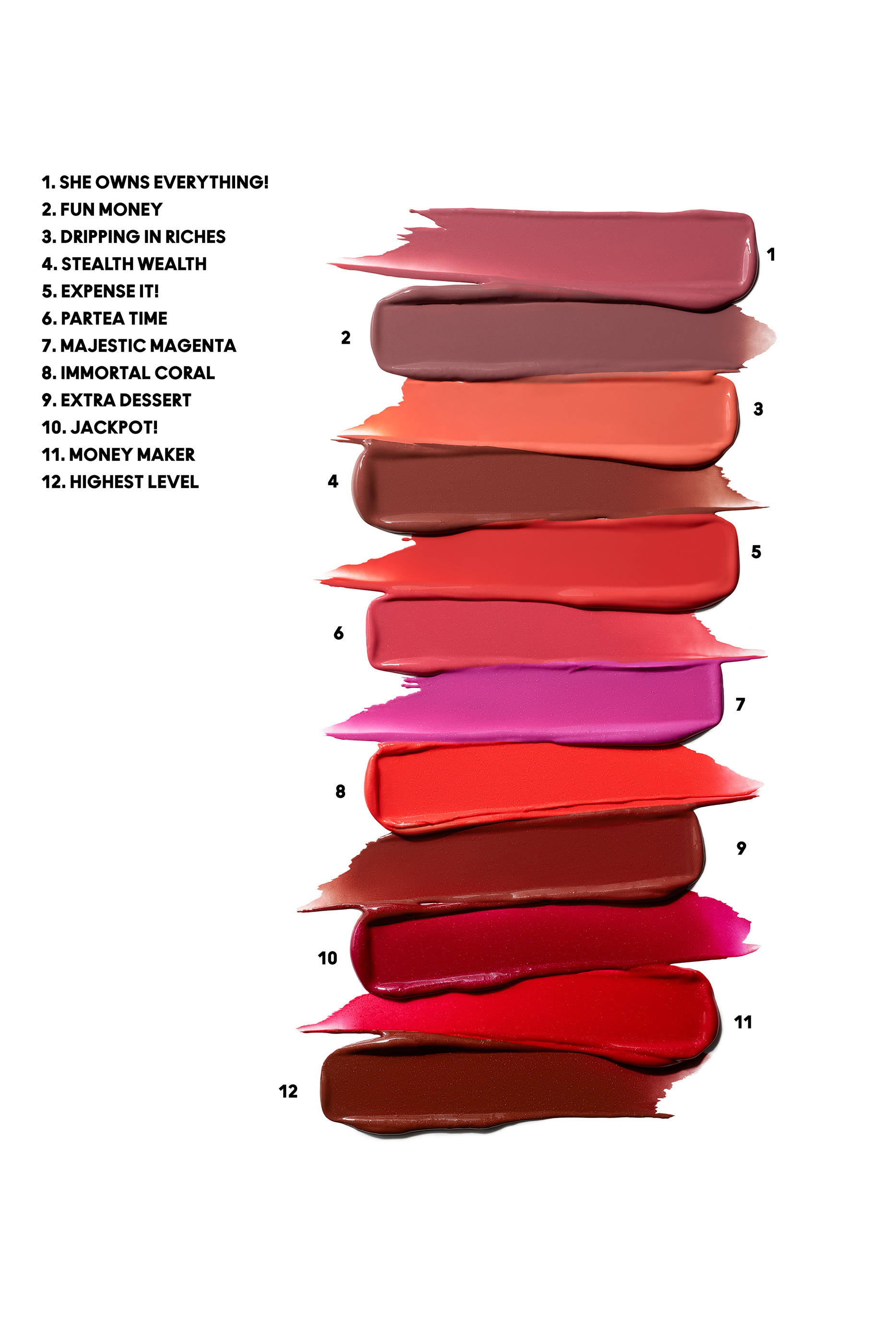 Golden Girls Mini Lustreglass Lipstick Vault x12