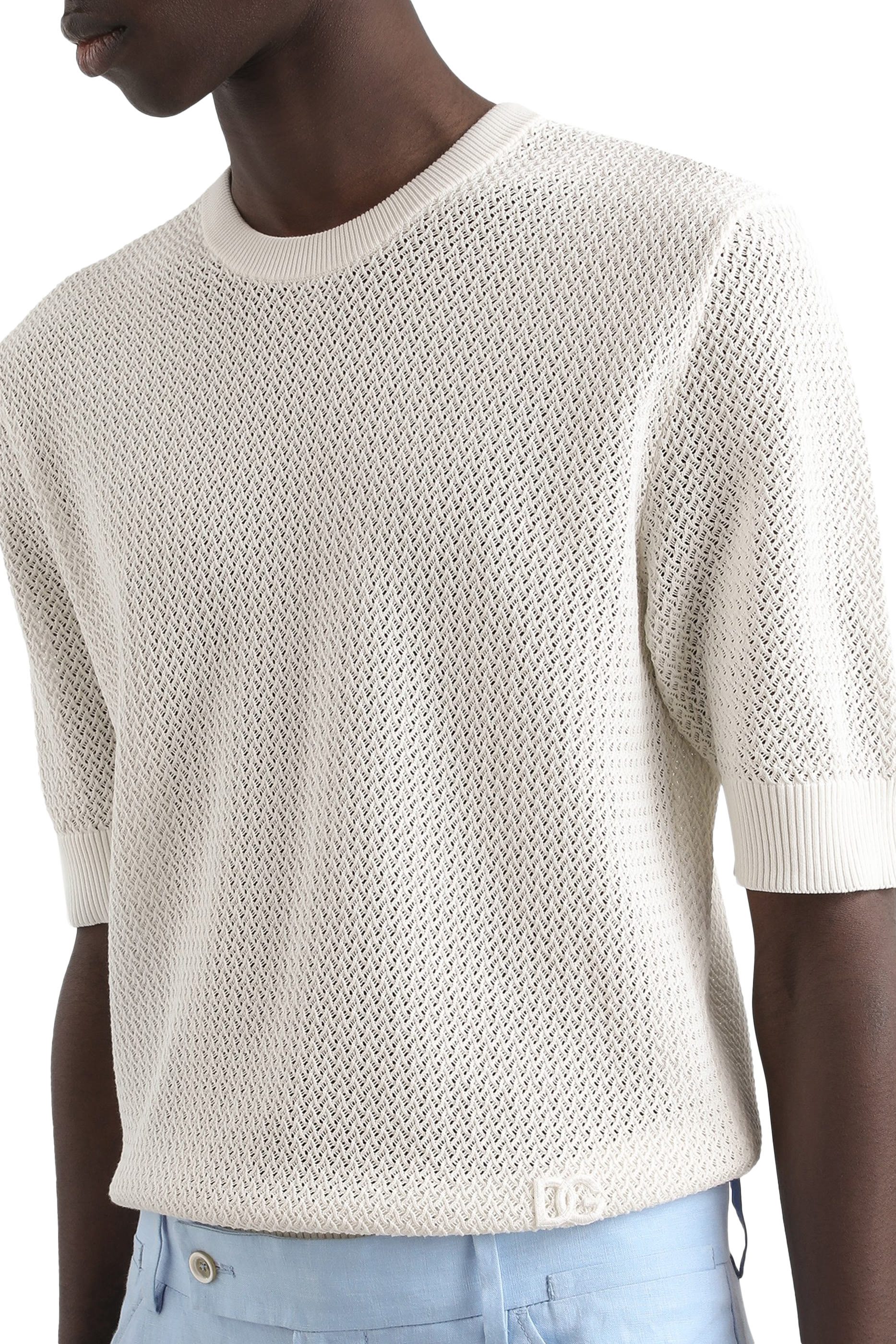 Crewneck Cotton Pullover