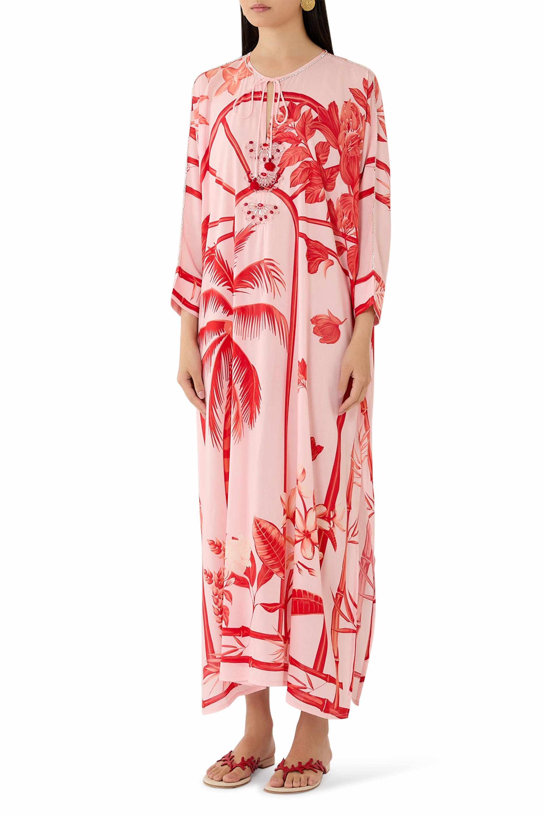  Studded Batwing Kaftan