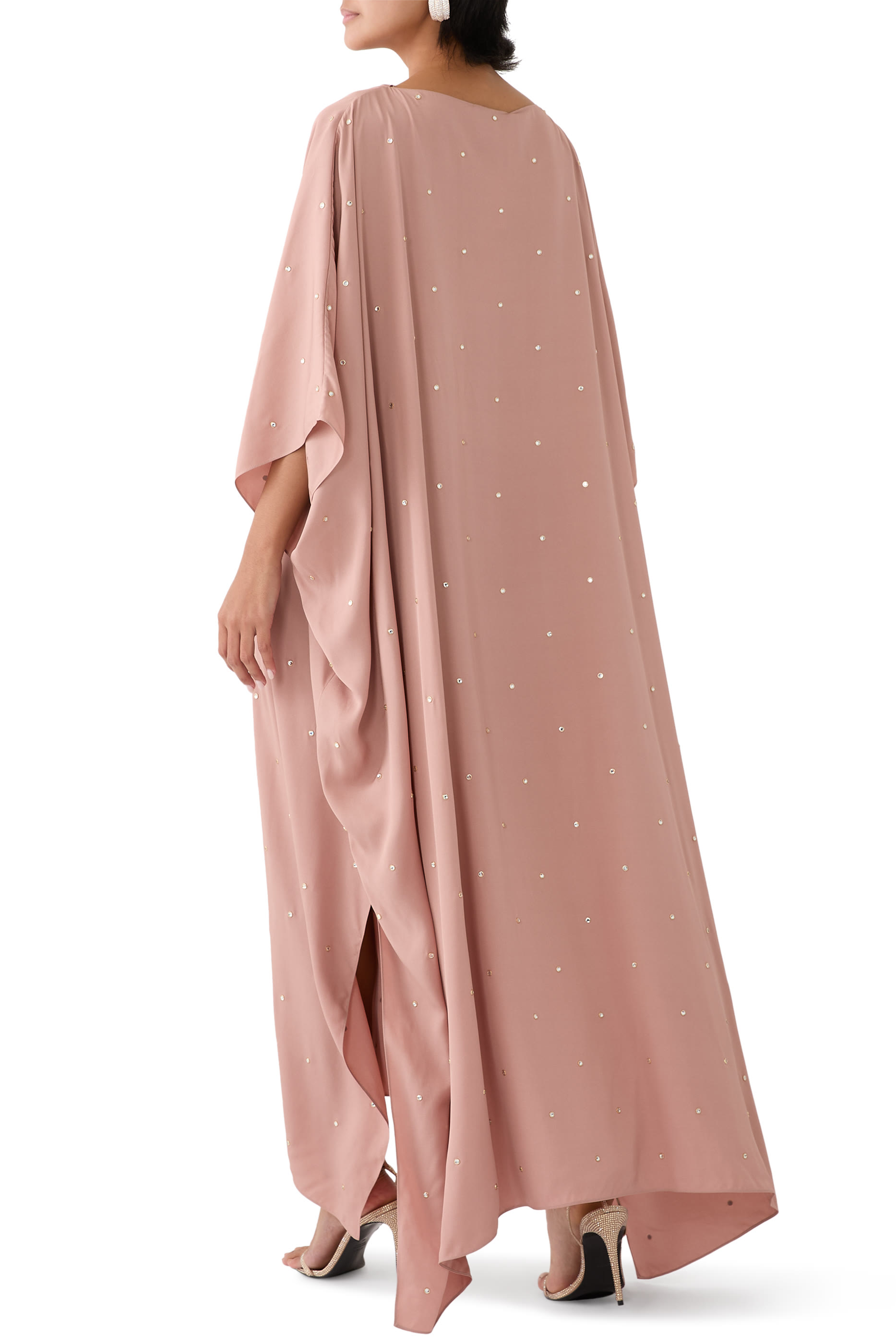 Lead-Free Crystal Kaftan Dress