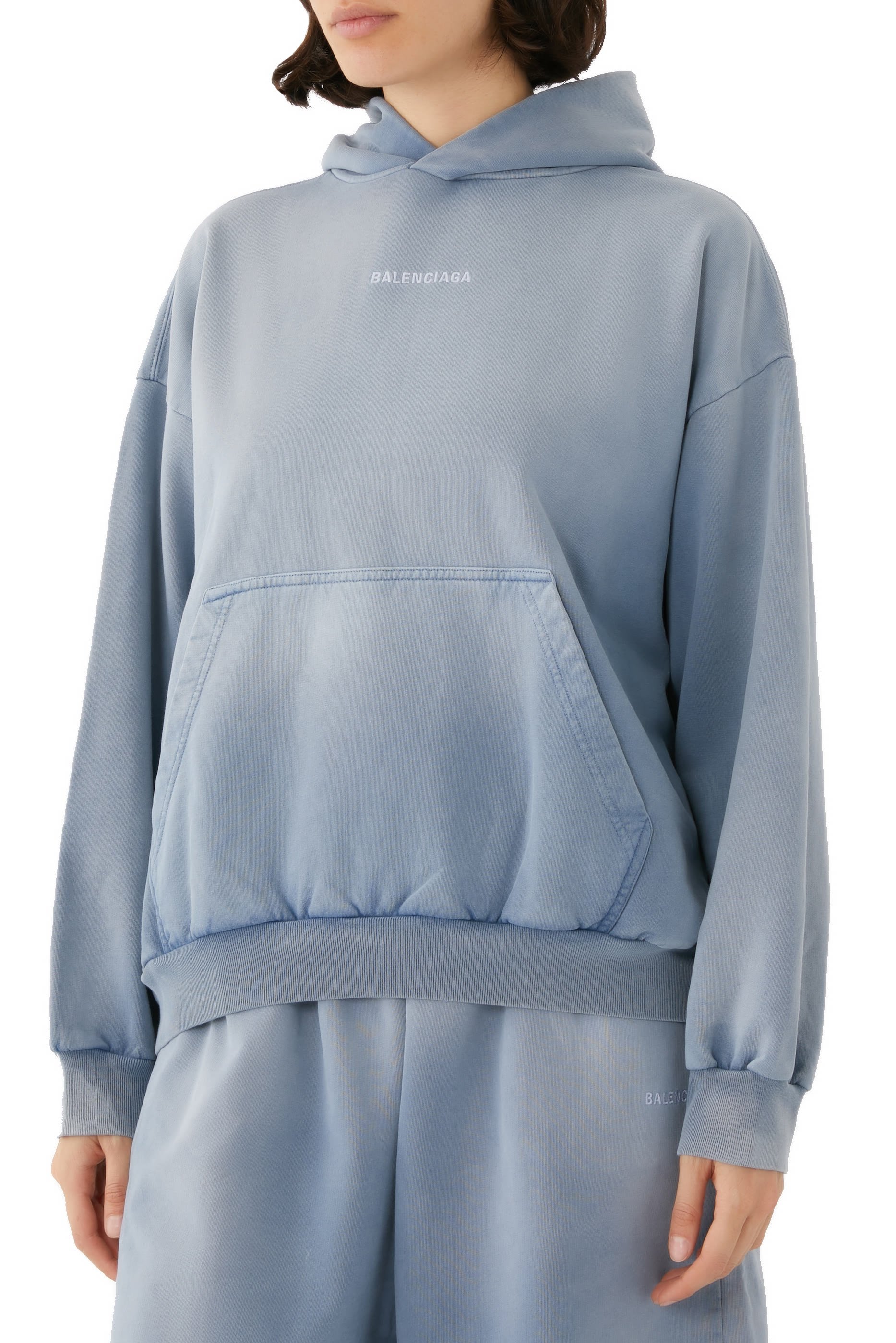 Unisex Faded Logo Hoodie