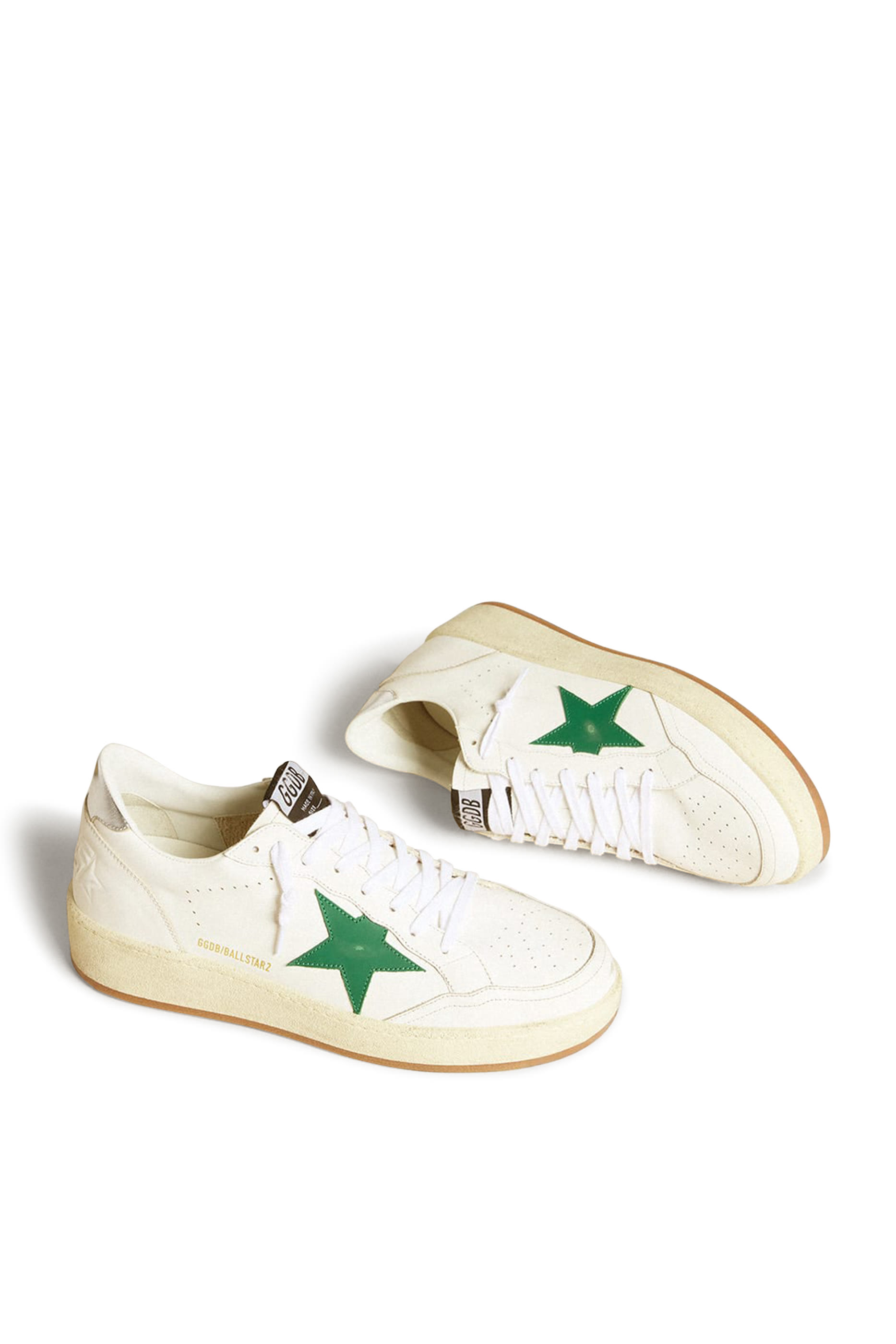 Men’s Ball Star sneakers With Leather Star and Metallic Leather Heel Tab