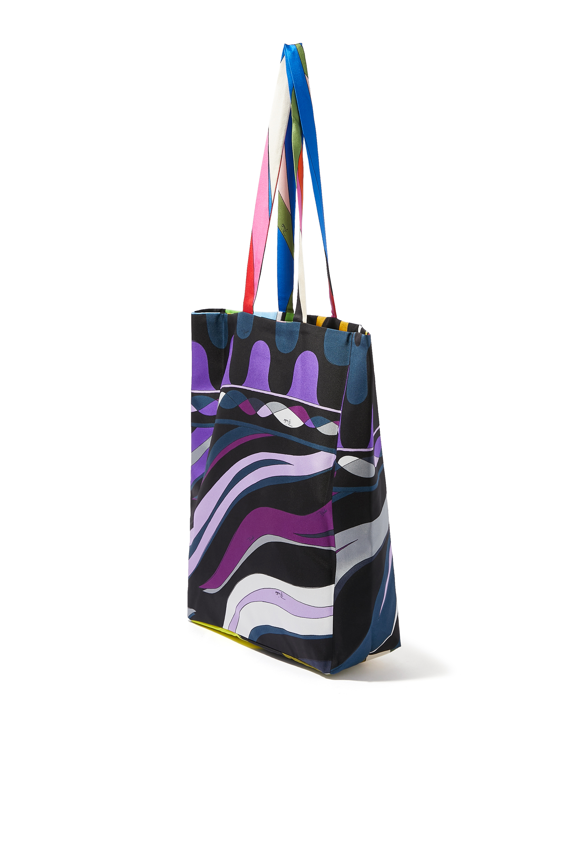 Gallery Reversible Silk Twill Tote Bag