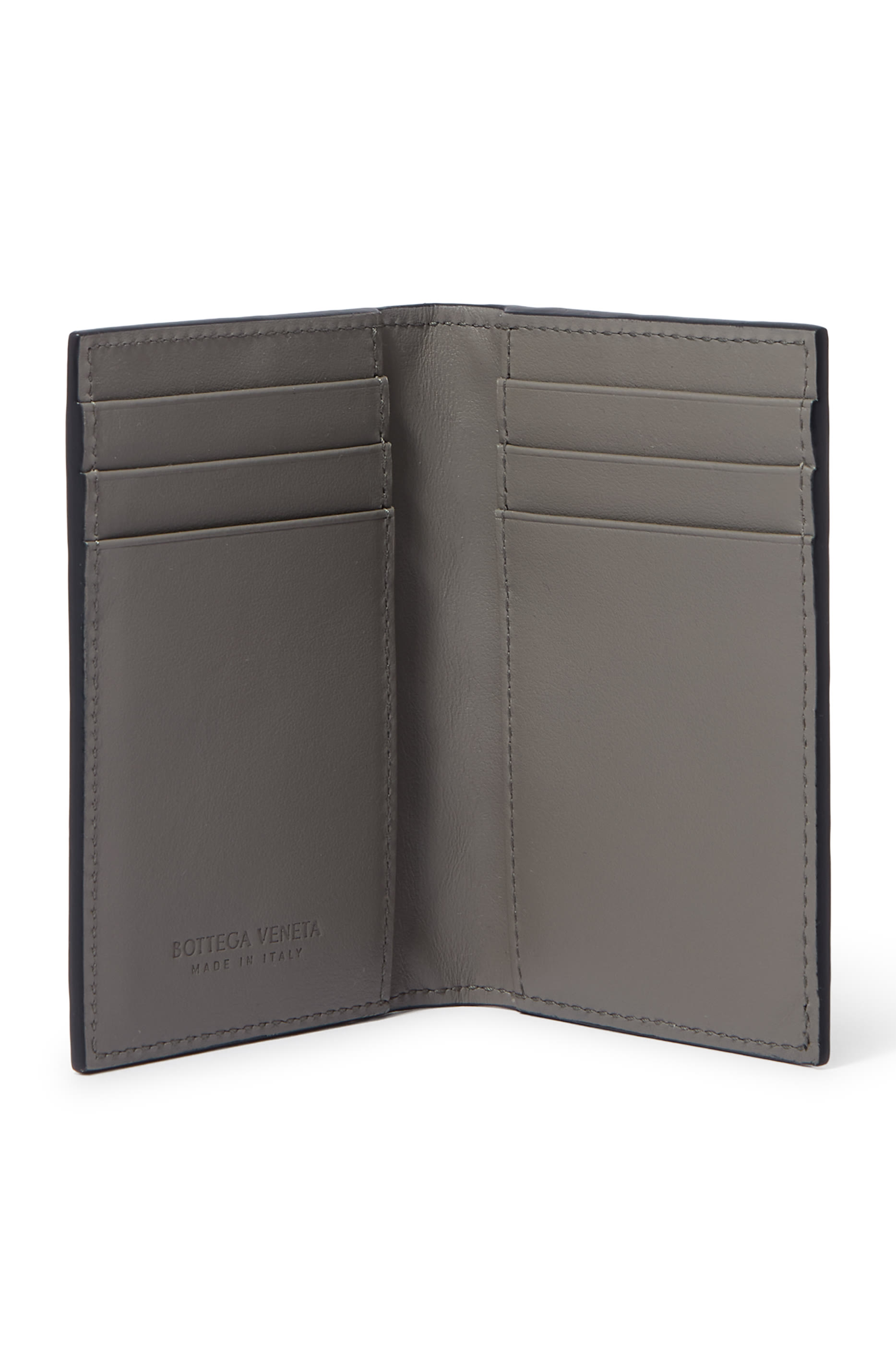 Intrecciato Flap Card Case