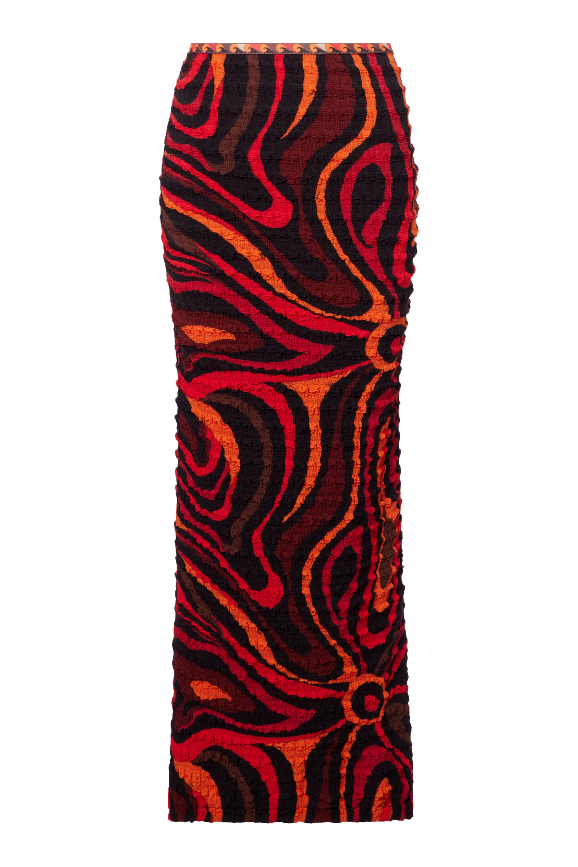 Marmo Print Shibori Skirt 