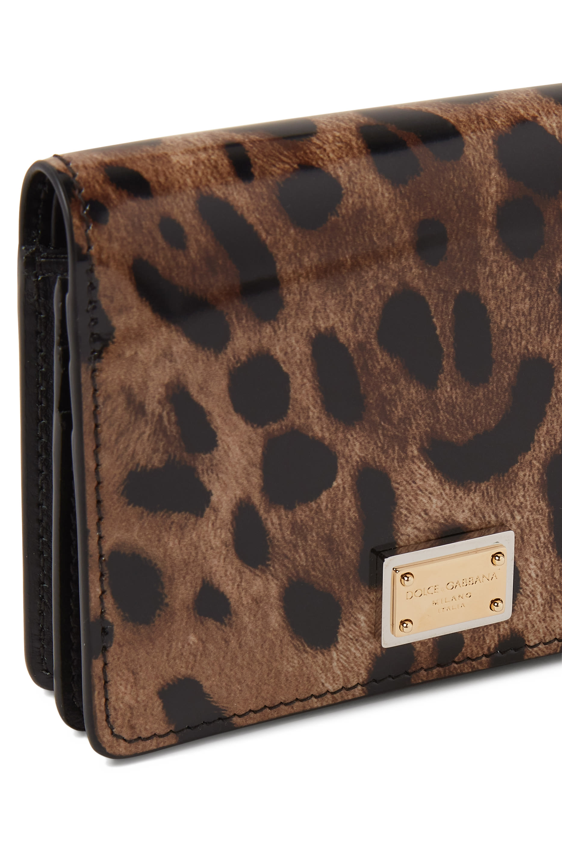 Kim Leopard Print Wallet
