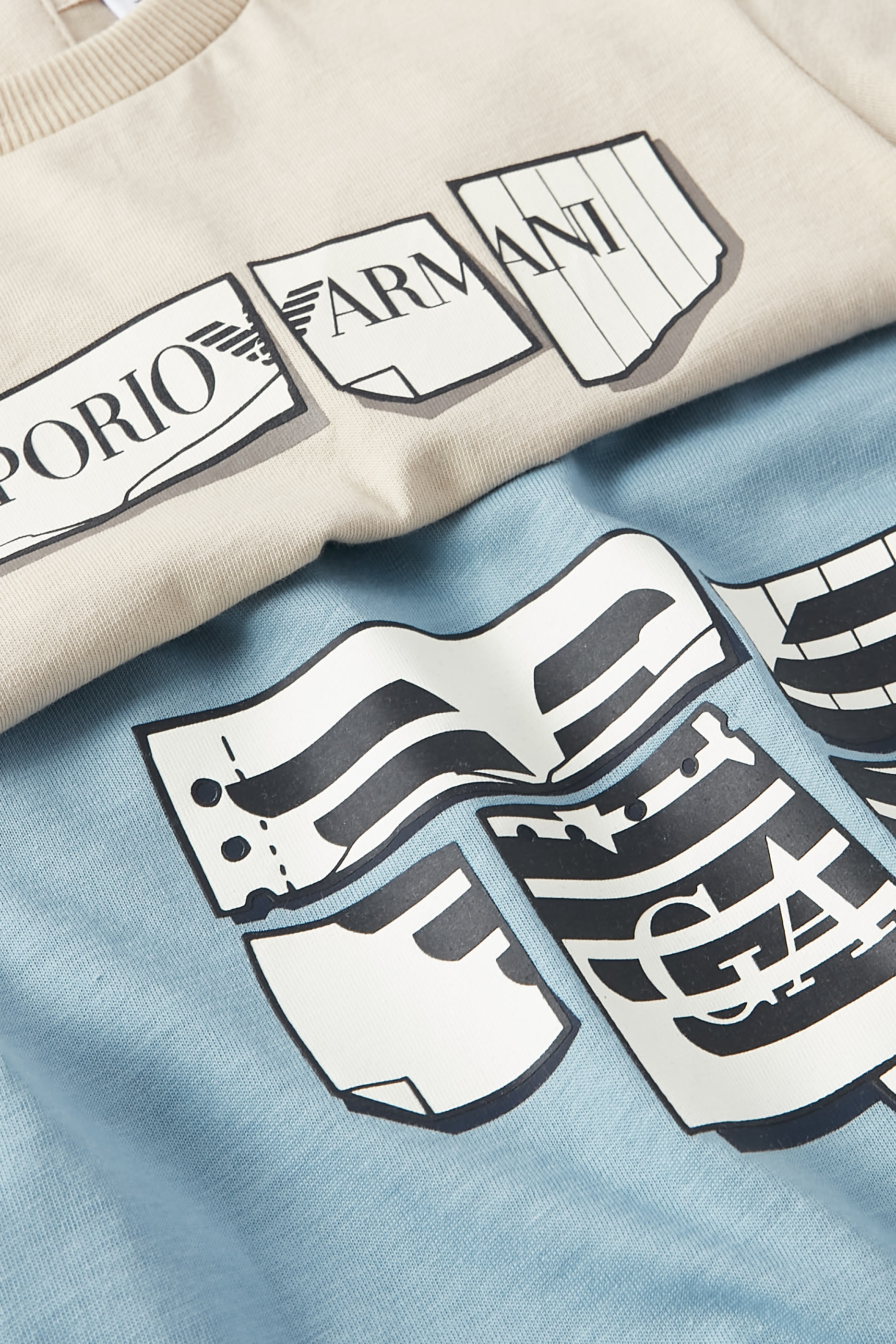 Kids Logo Cotton T-Shirt - Set of 2