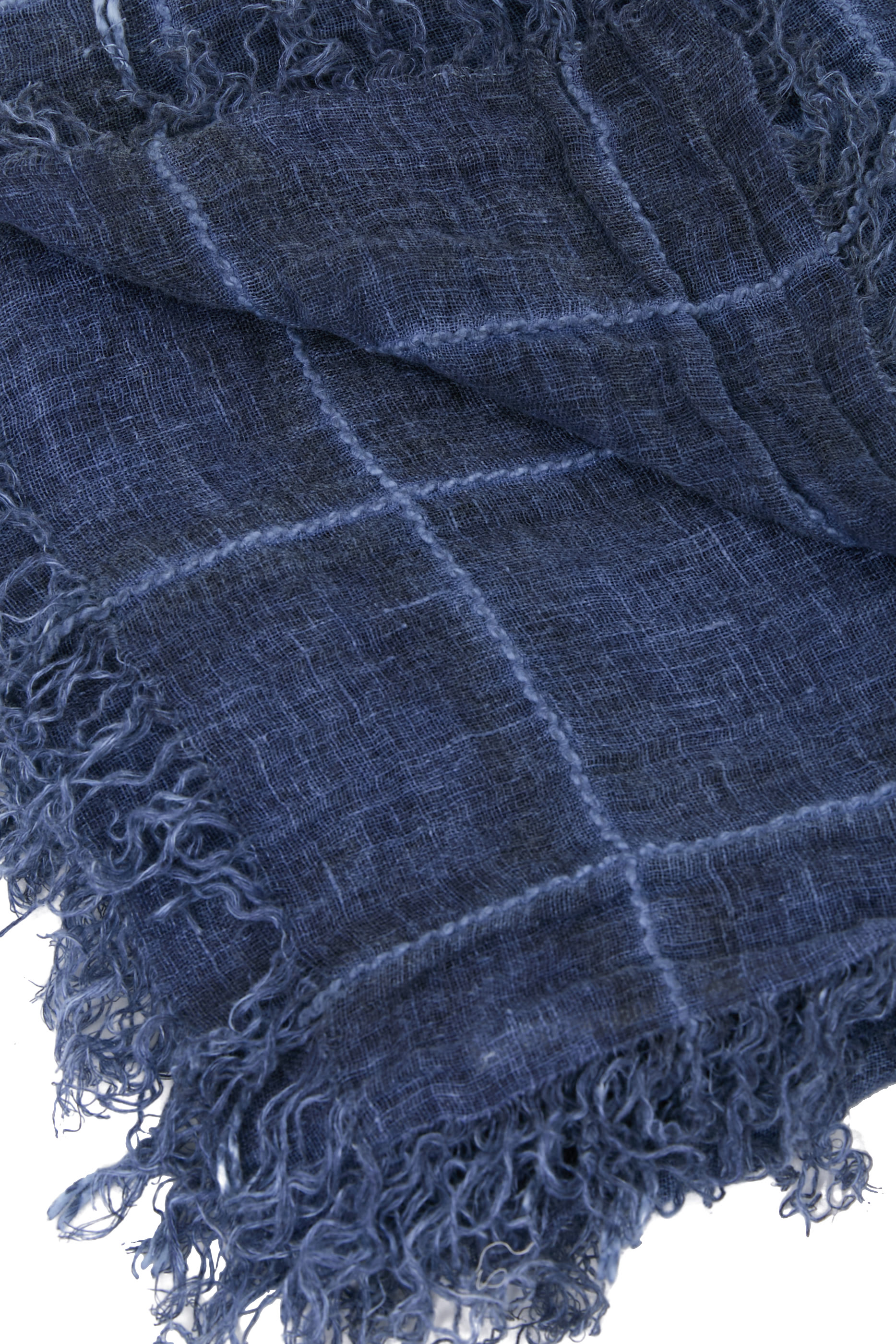 Maltinto Organic Linen Cotton Grid Scarf