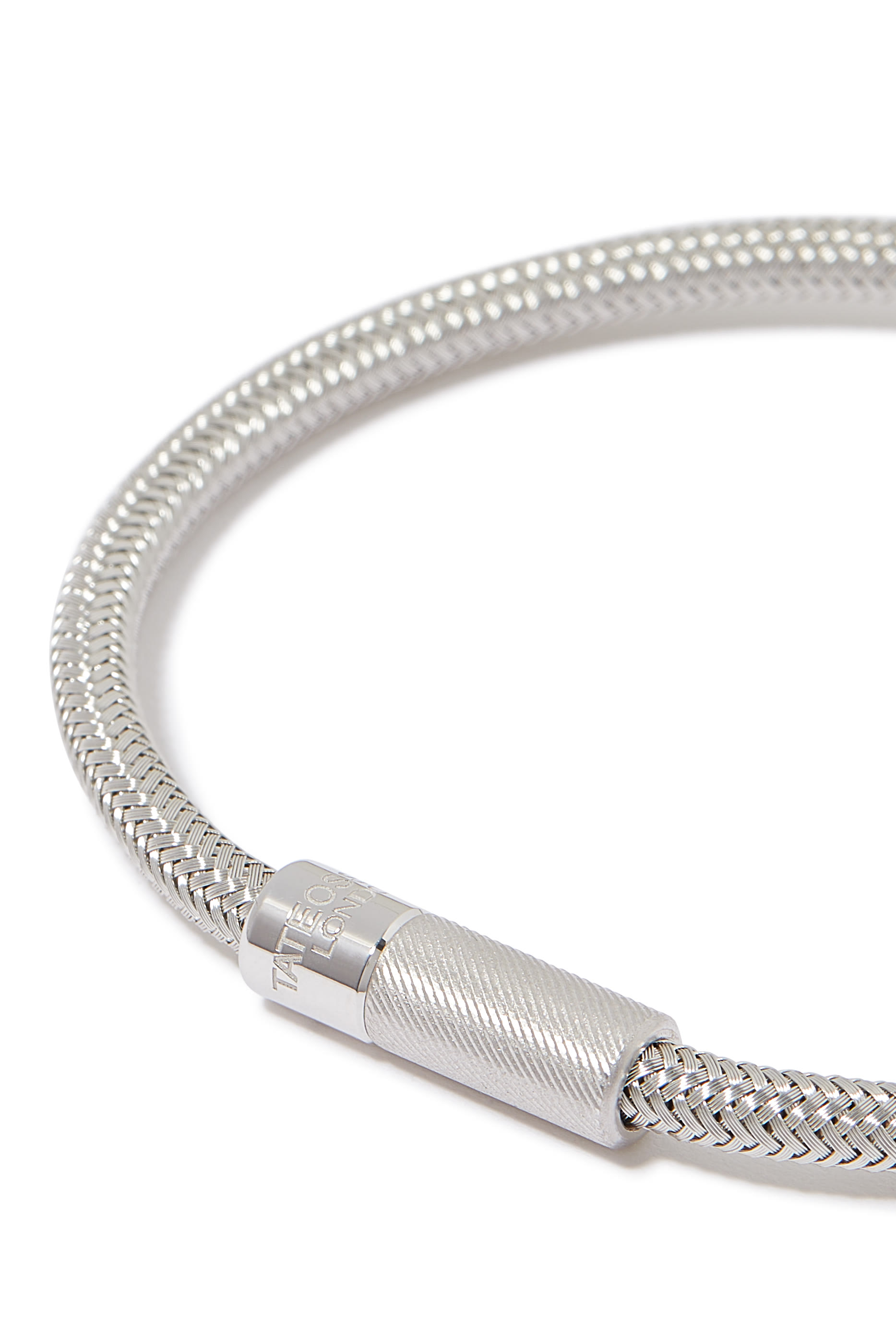 Braided Pop Clasp Bracelet