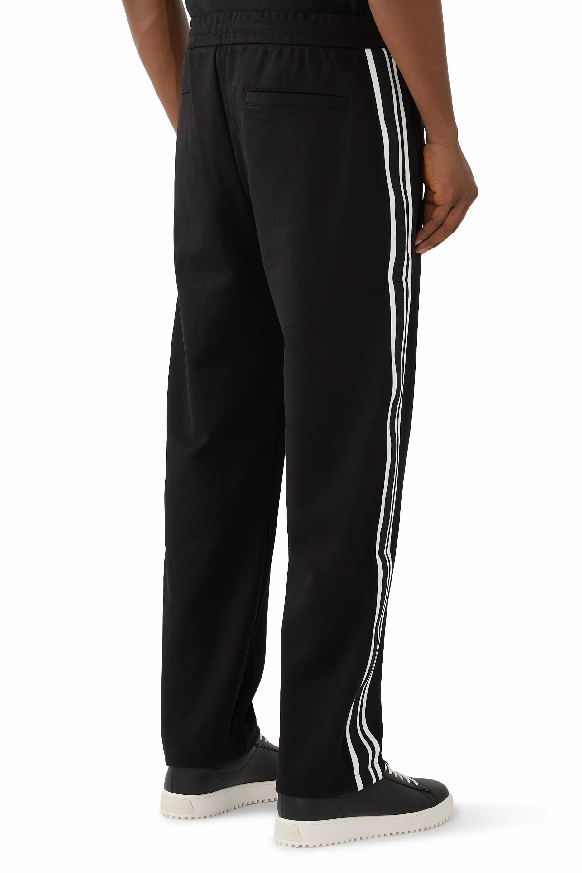 Logo Tape Double-Jersey Joggers