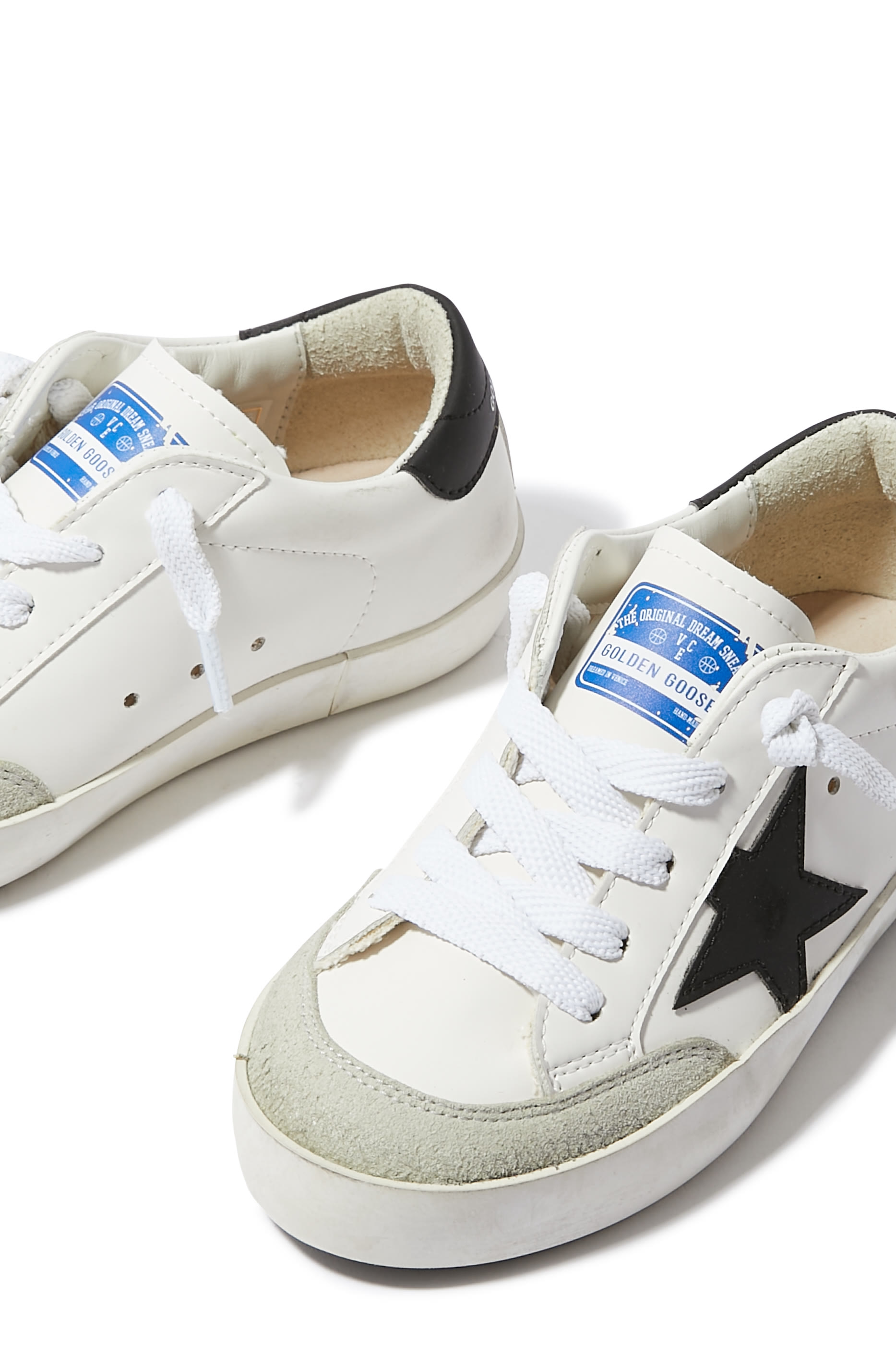 Kids Super Star Leather Sneakers