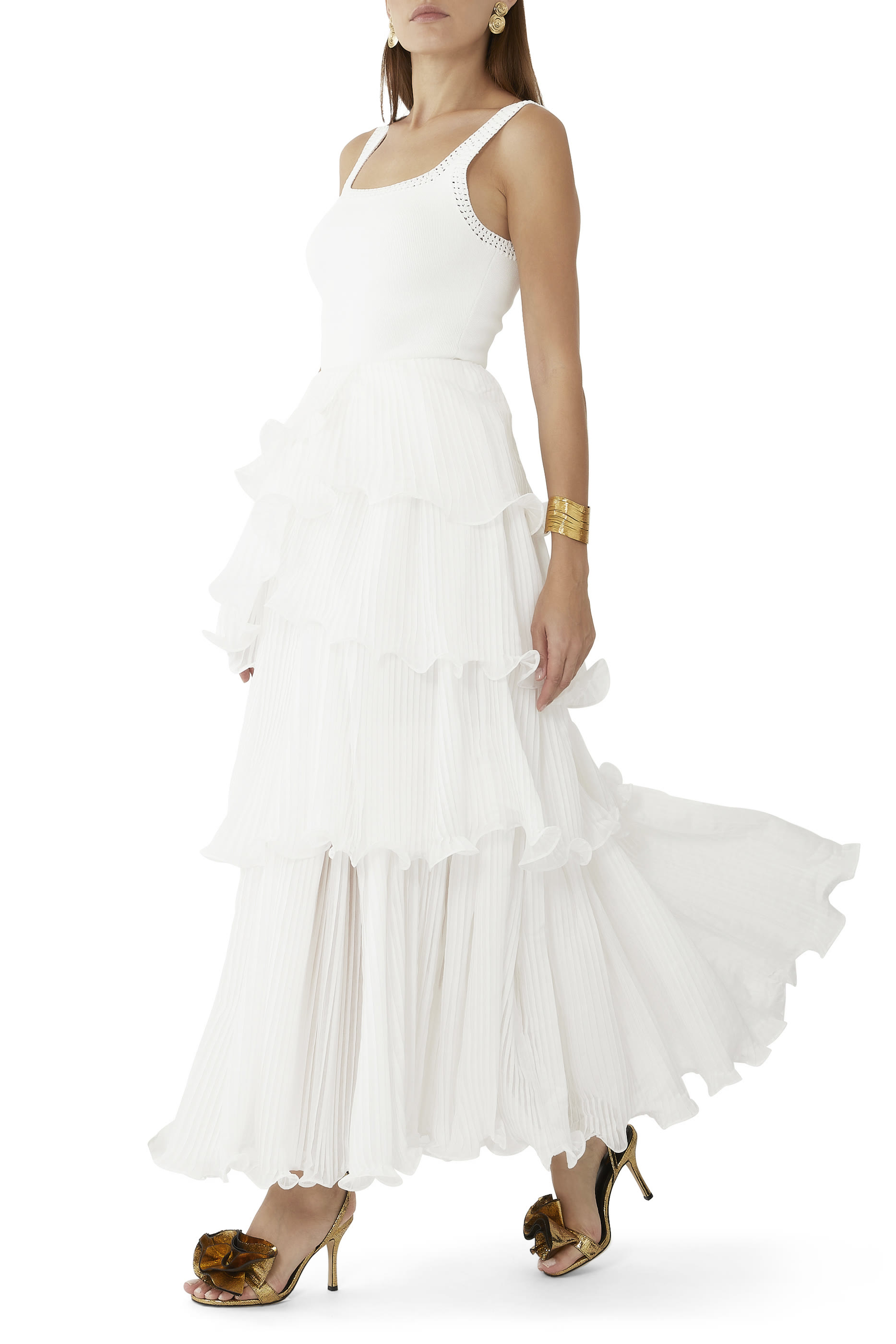 Penelope 95 Ruffle Sandals