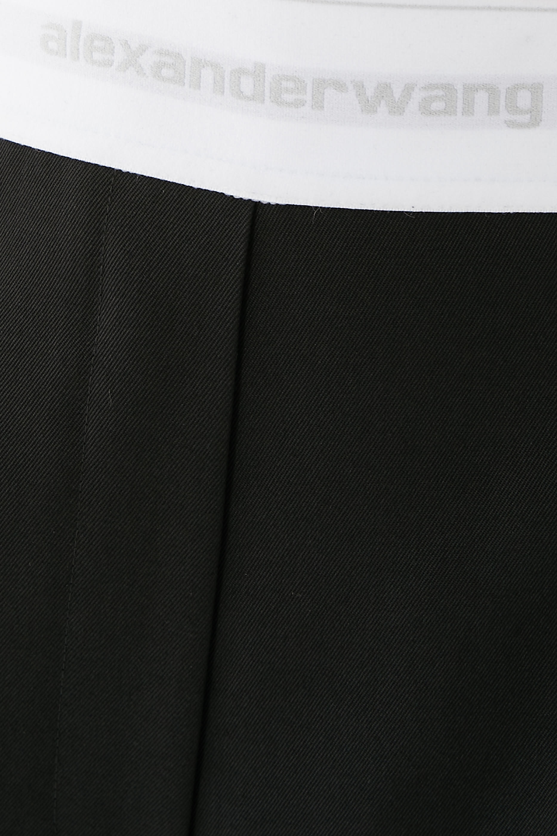 Straight Logo Waistband Trousers