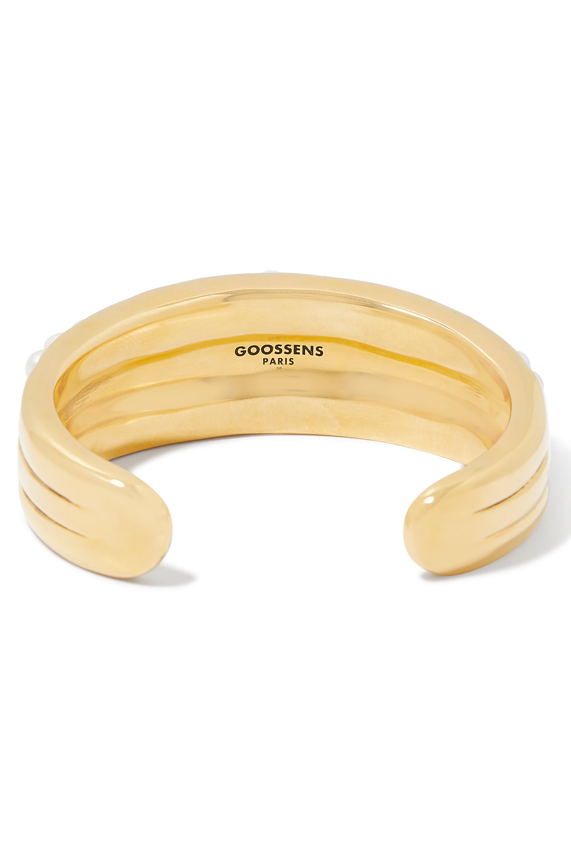 Graine de Gemmes Bracelet,  24K Gold-Plated Brass & Freshwater Pearl