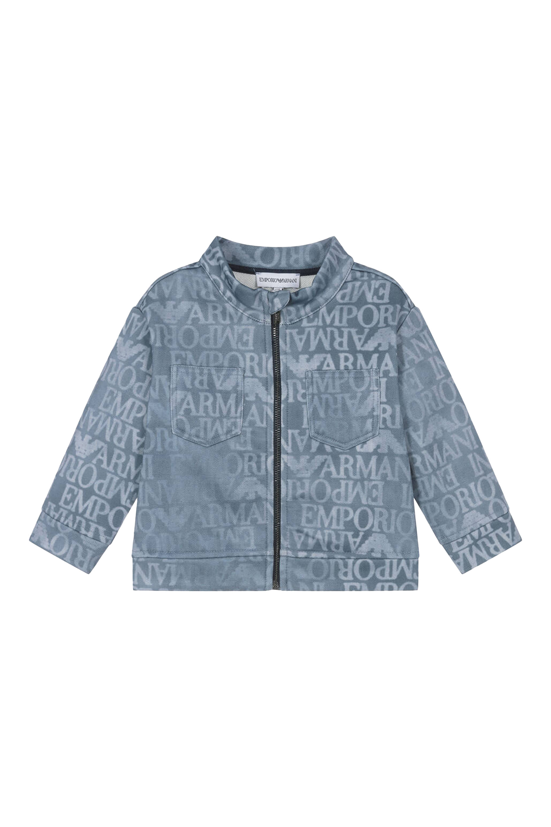 Kids Zip-Up Logo Sweatshirt