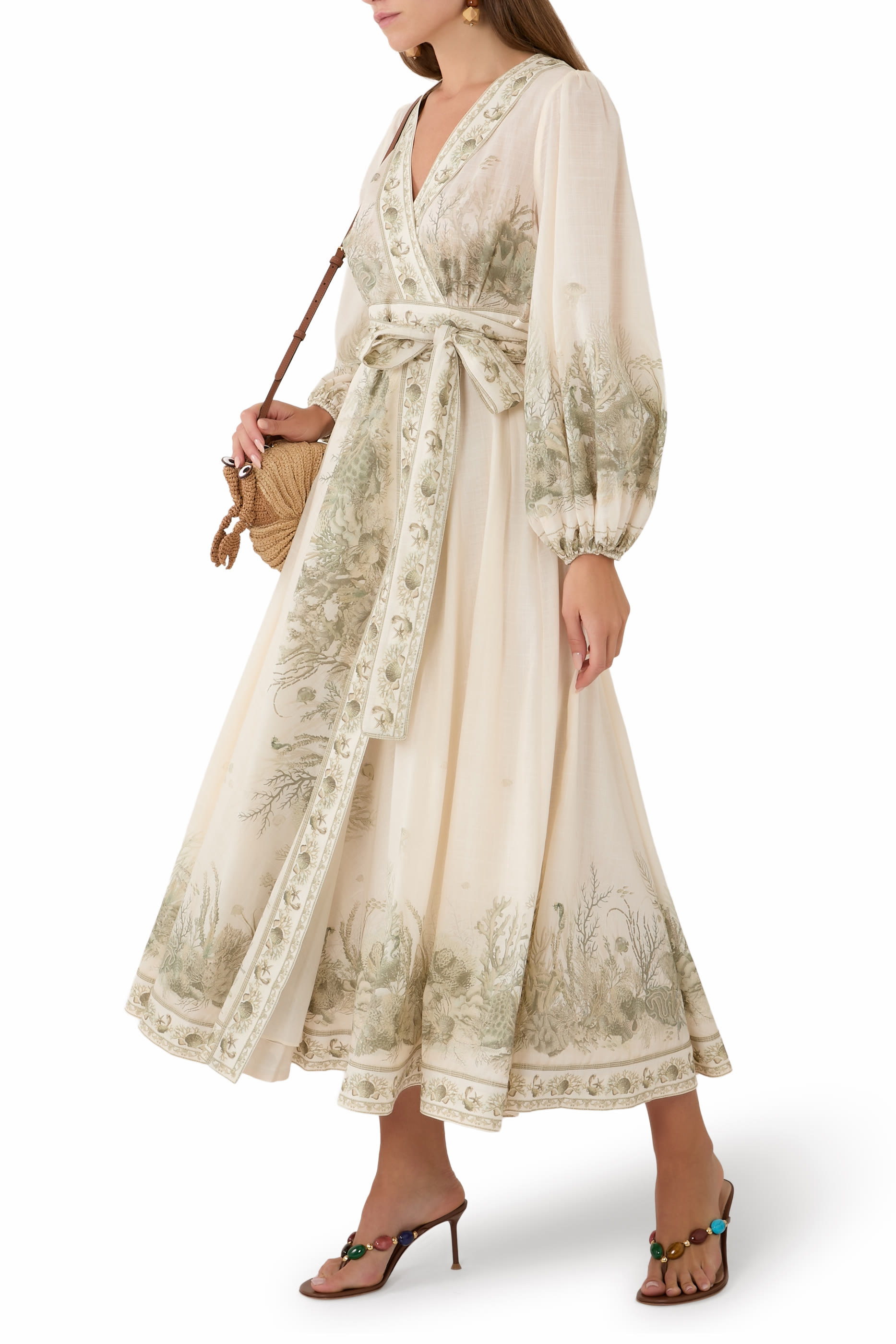 Wanderlust Wrap Midi Dress