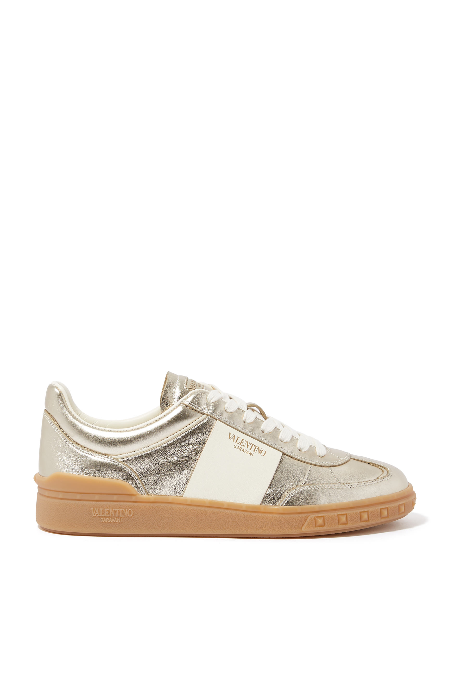 Upvillage Metallic Leather Sneakers