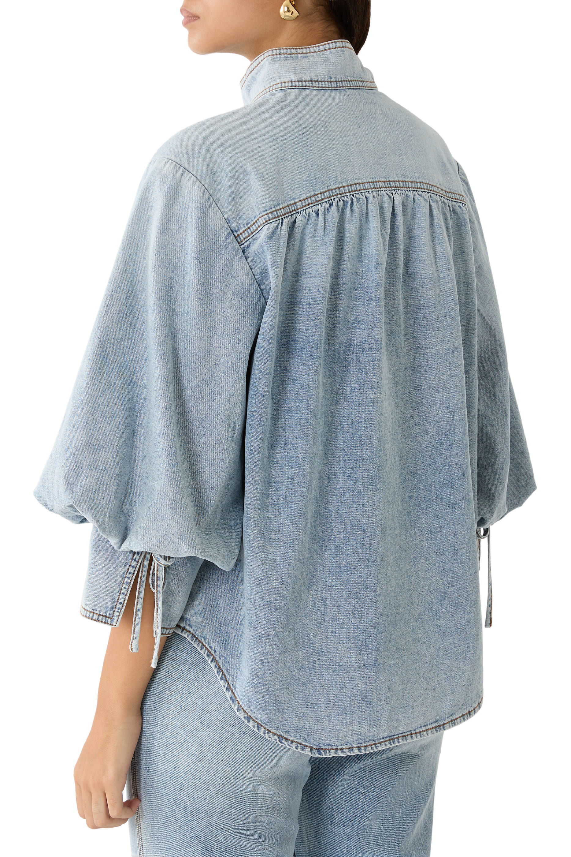 Denim Cotton Blouse