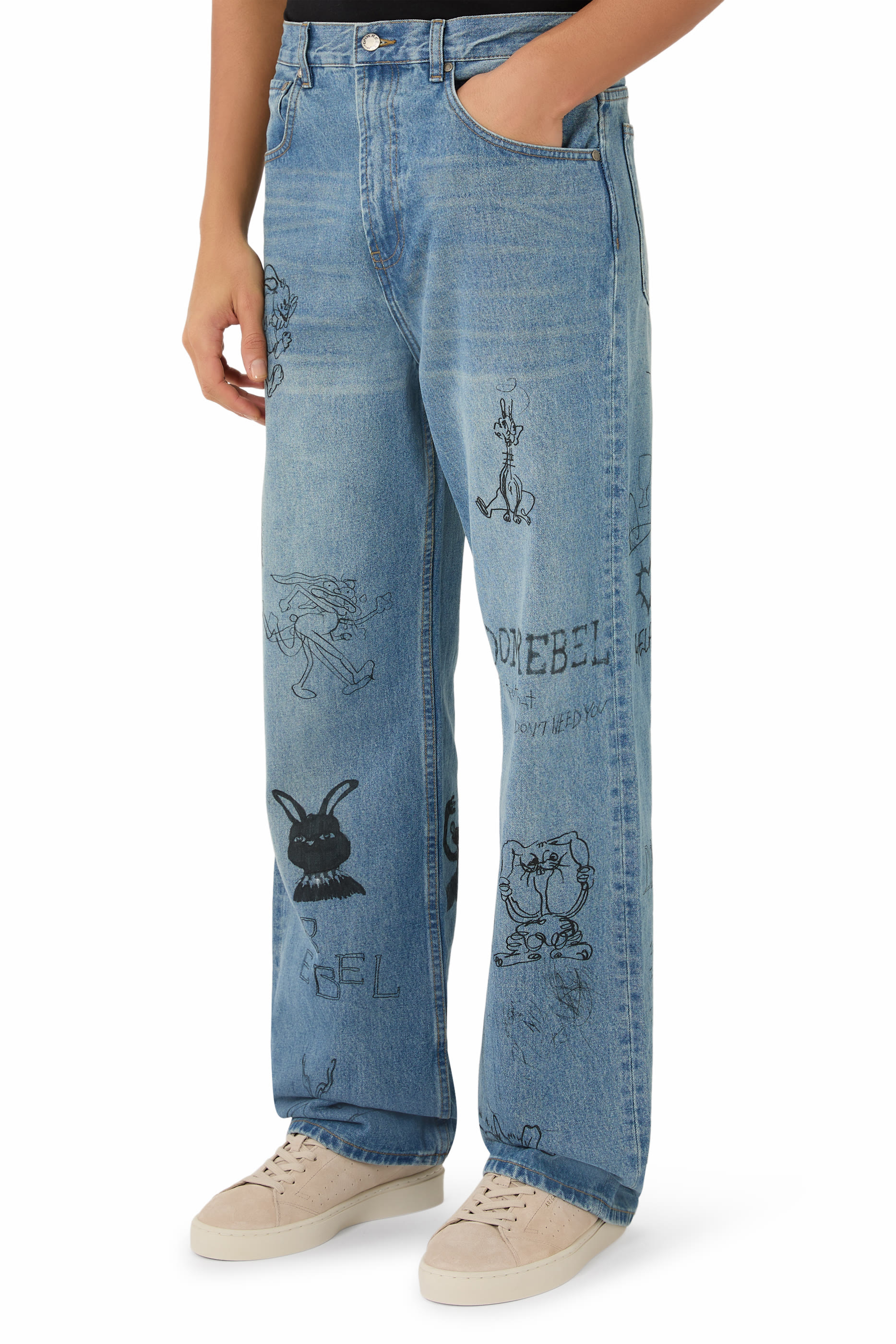 College Bootcut Jeans