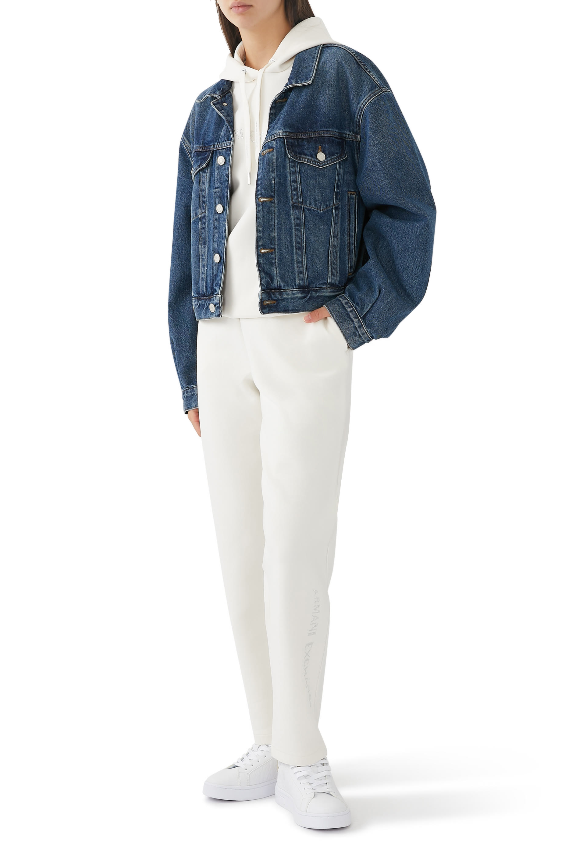 Rhinestone Logo Jogger Pants